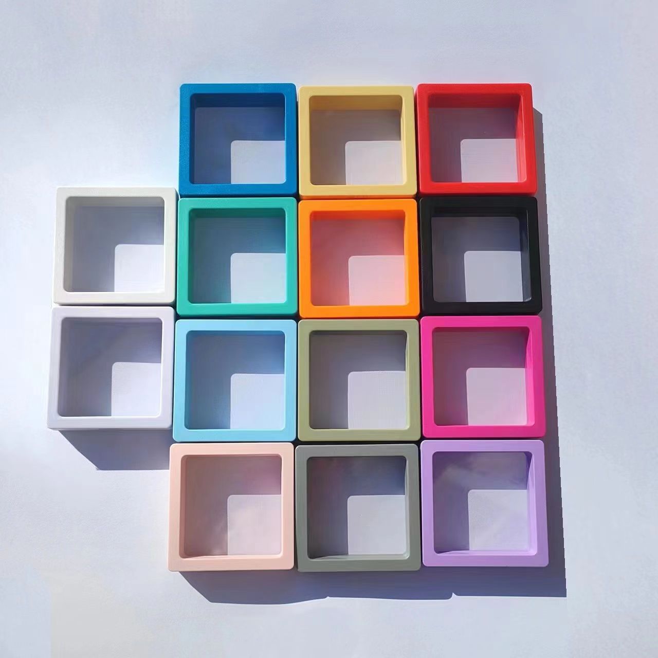 Sealed Anti-oxidation Plastic Colourful Jewelry Keychain Box PE Film