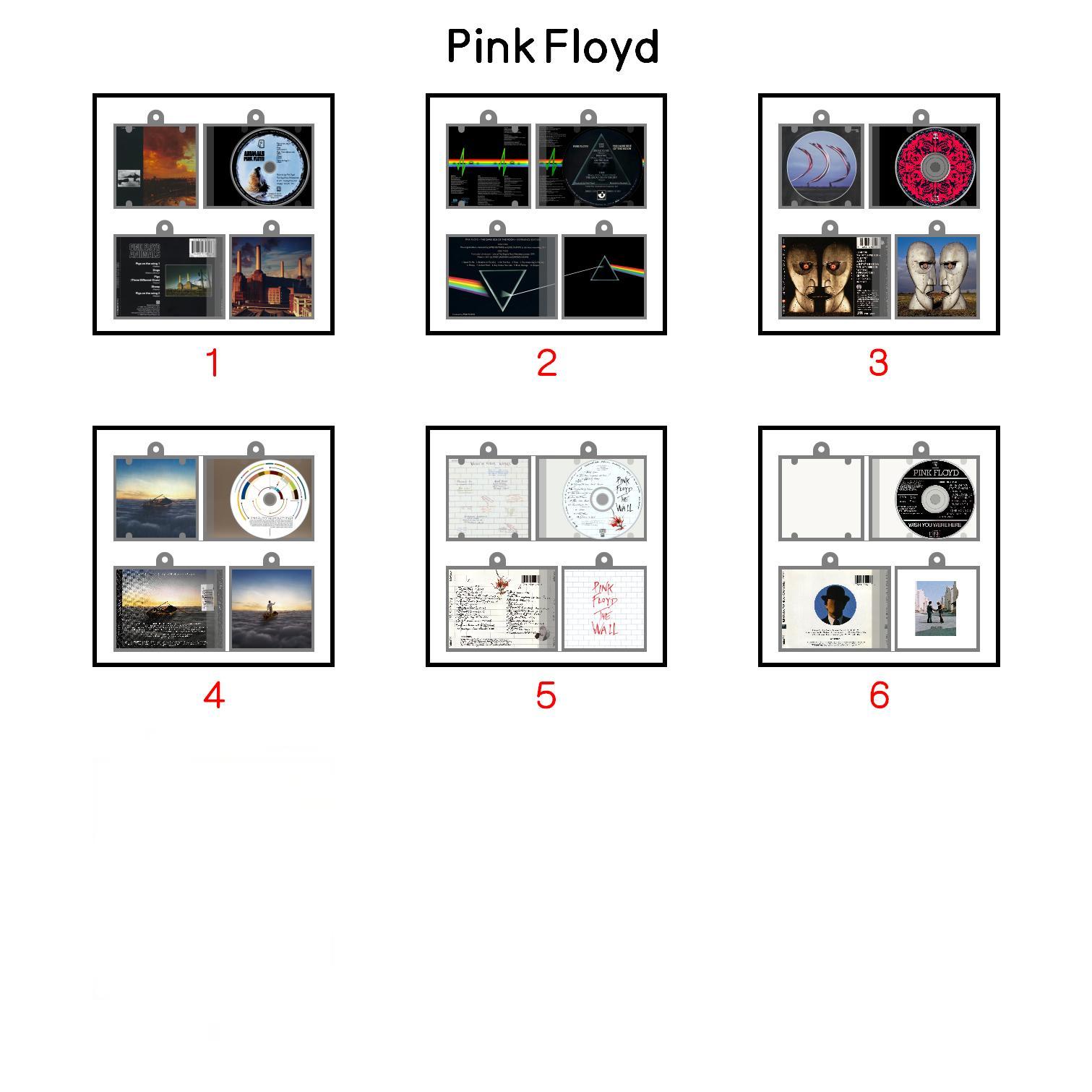 Pinkfloyd Pink  Floyd Mini Vinyl NFC Album Keychain CD Music Keychain Pendant Customized 