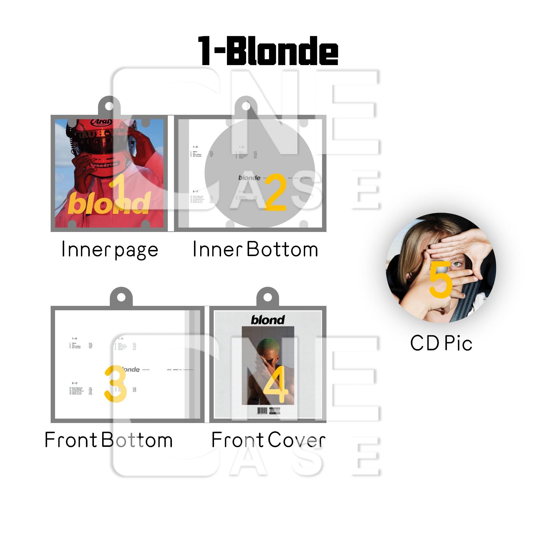 Frank Ocean Mini NFC Album Keychain CD Music Keychain Pendant Customized Mini 