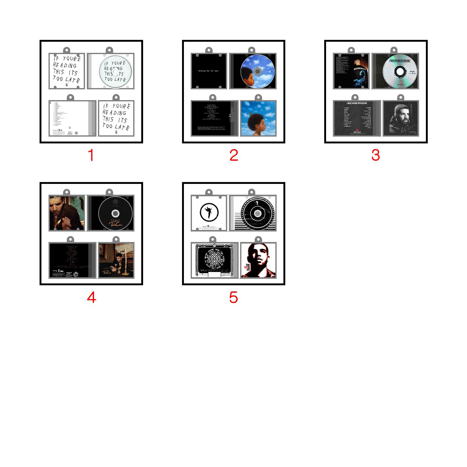  NO.6 Mini Vinyl NFC Album Keychain CD Music Keychain Pendant Customized Dr