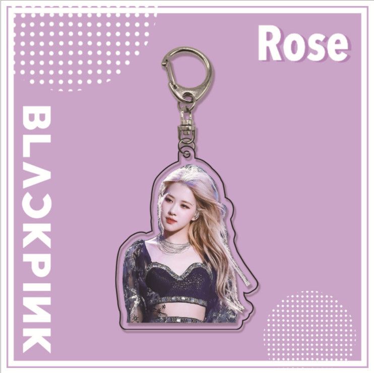 K-pop Band Black Pink Keychain Photoshoot Peripheral Kpop Band