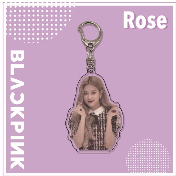 K-pop Band Black Pink Keychain Photoshoot Peripheral Kpop Band