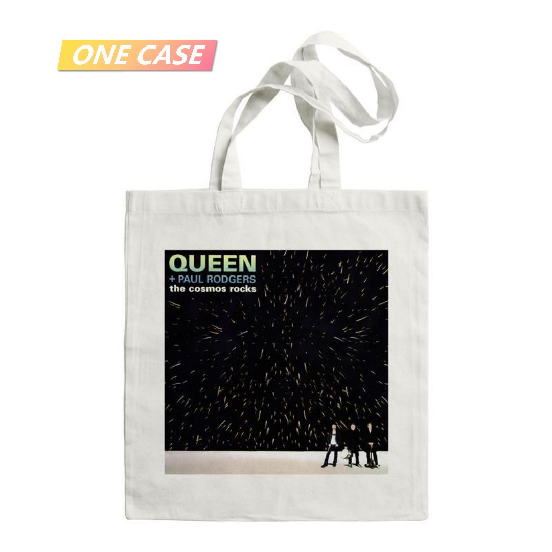 Queen Band Rock Canvas Bag Shoulder Bag Large Shopping Bag School Bag-ONECASE.STUDIO