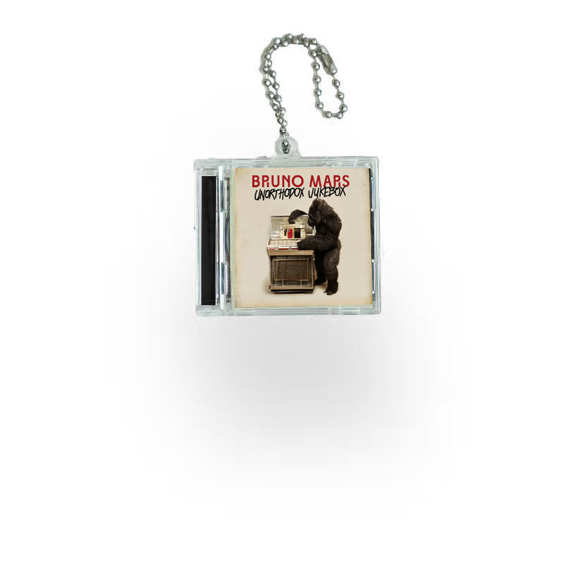 Bruno Mars Mini NFC Album Keychain CD Music Keychain Pendant Customized Mini 
