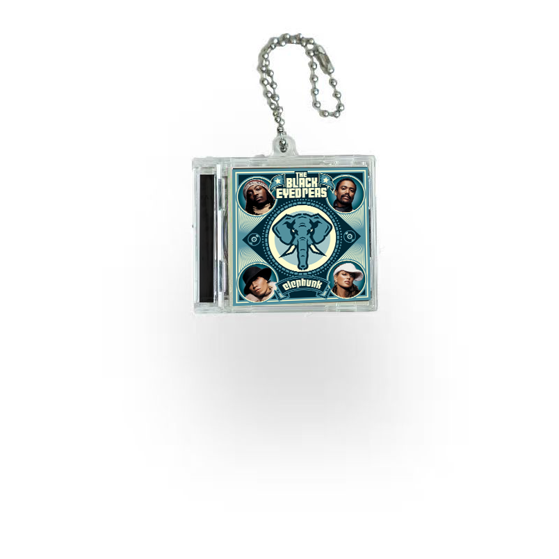 Black Eyed Peas Mini NFC Album Keychain CD Music Keychain Pendant Customized Mini 
