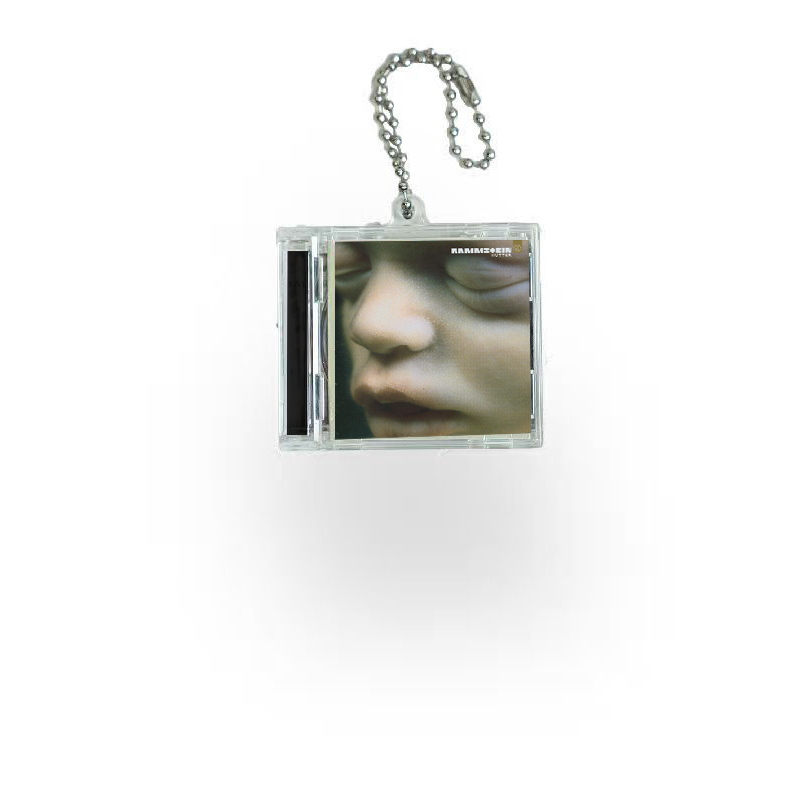 Rammstein Mini Vinyl NFC Album Keychain CD Music Keychain Pendant Customized