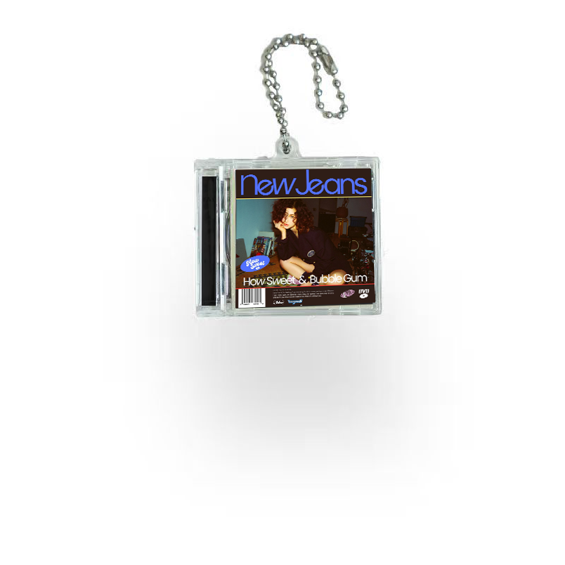 New Jeans Mini CD Keychain Storage Album NFC Music album