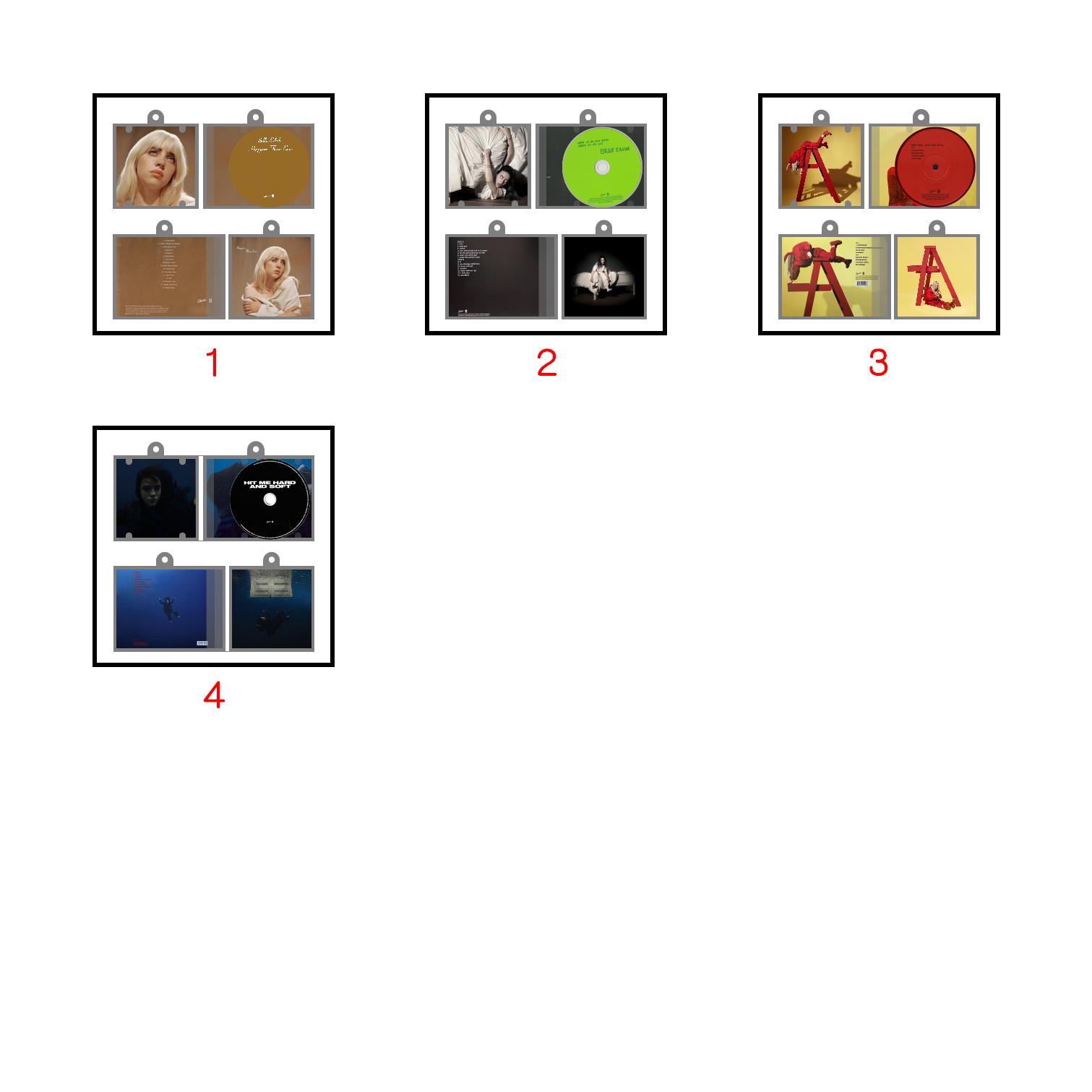 NO.7 Mini Vinyl NFC Album Keychain CD Music Keychain Pendant Customized B E