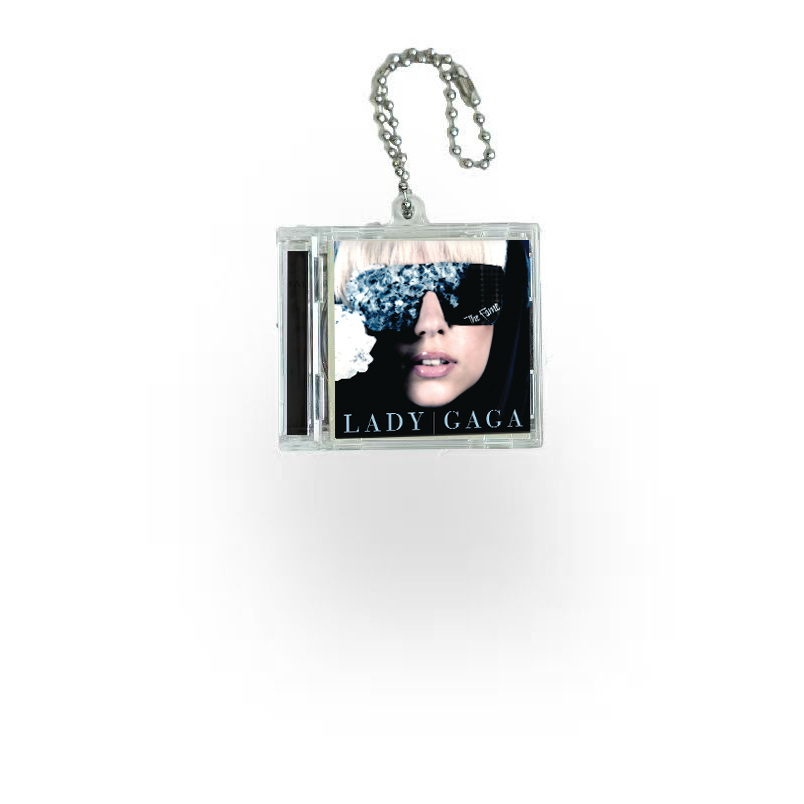 Lady Gaga Mini NFC Album Keychain CD Music Keychain Pendant Customized 