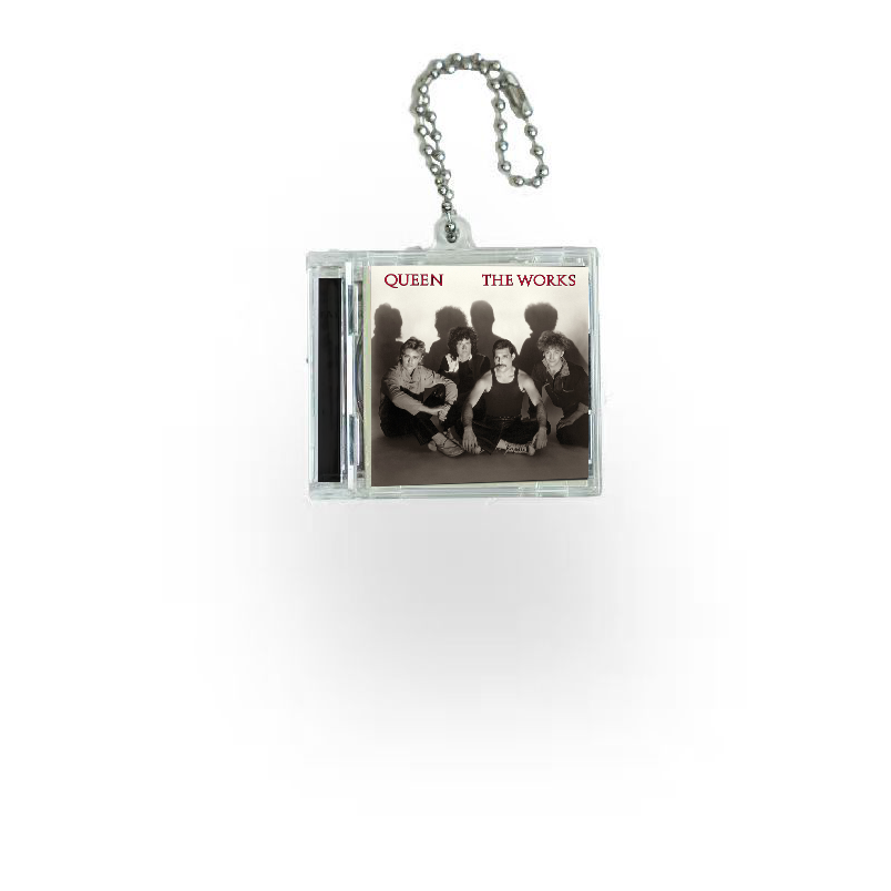 Queen Mini Vinyl NFC AlbumKeychain CD Music Keychain Pendant Customized 