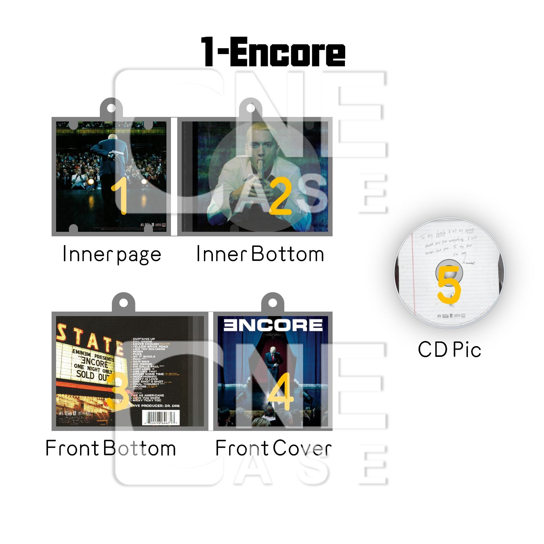 Eminem Mini NFC Album Keychain CD Music Keychain Pendant Customized 