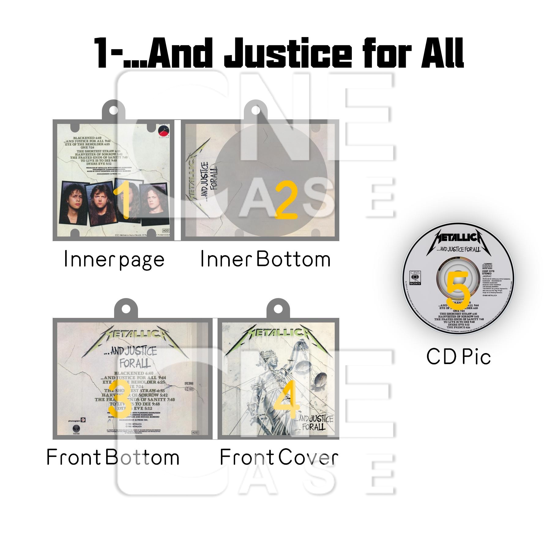 Metallica Mini NFC Album Keychain CD Music Keychain Pendant Customized Mini 