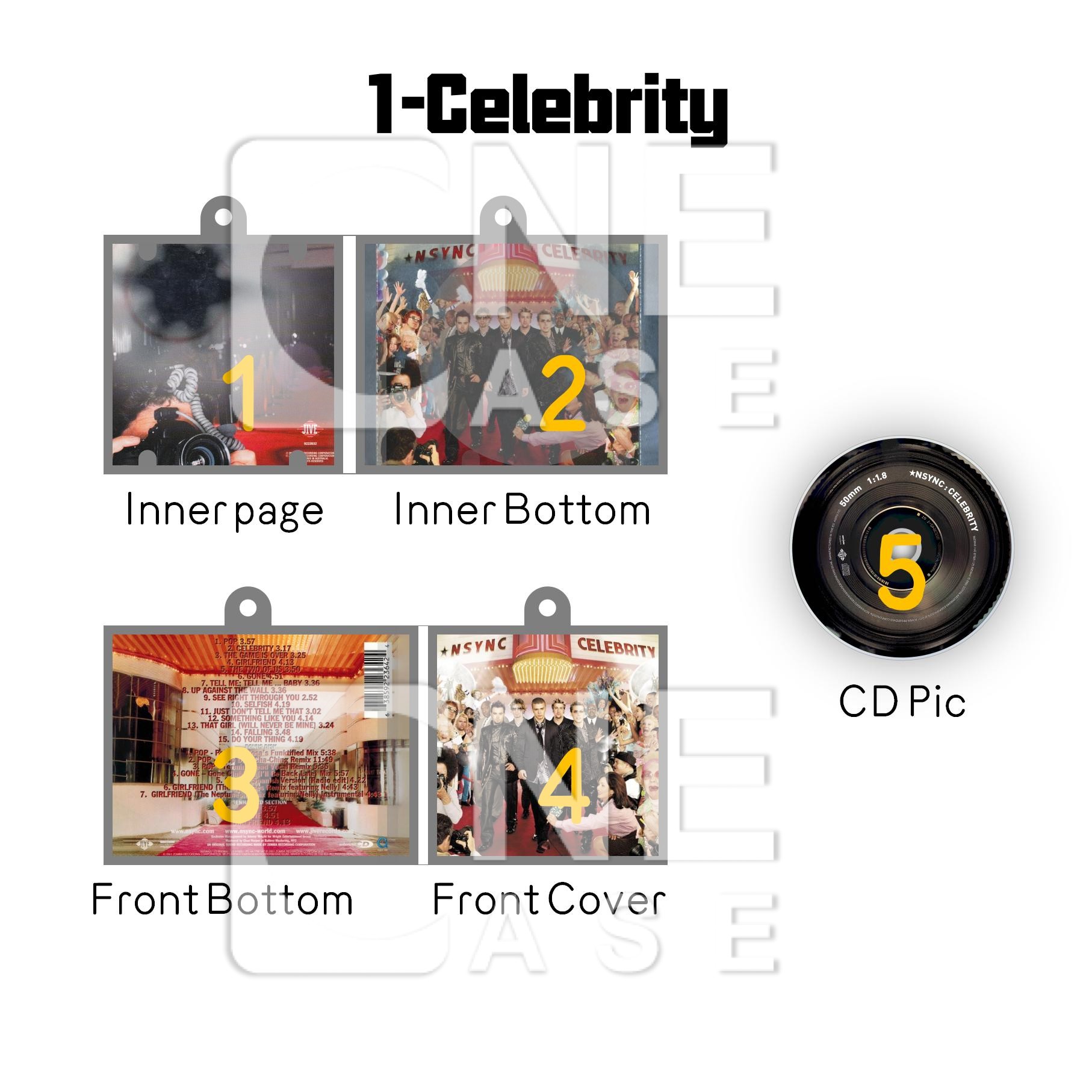 NSYNC Mini NFC Album Keychain CD Music Keychain Pendant Customized Mini Vinyl Album 