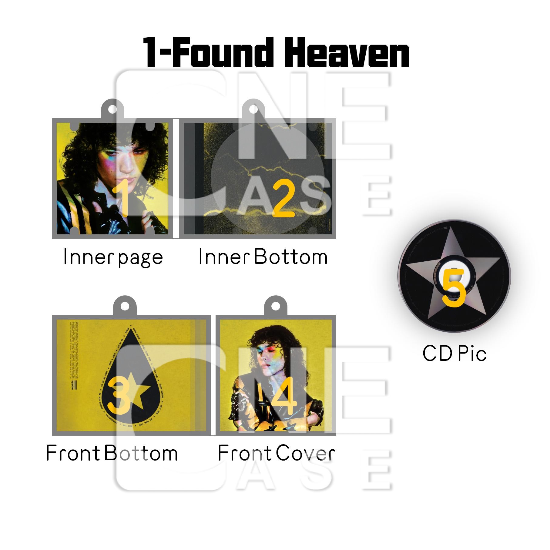 Conan Gray Mini NFC Album Keychain CD Music Keychain Pendant Customized Mini 