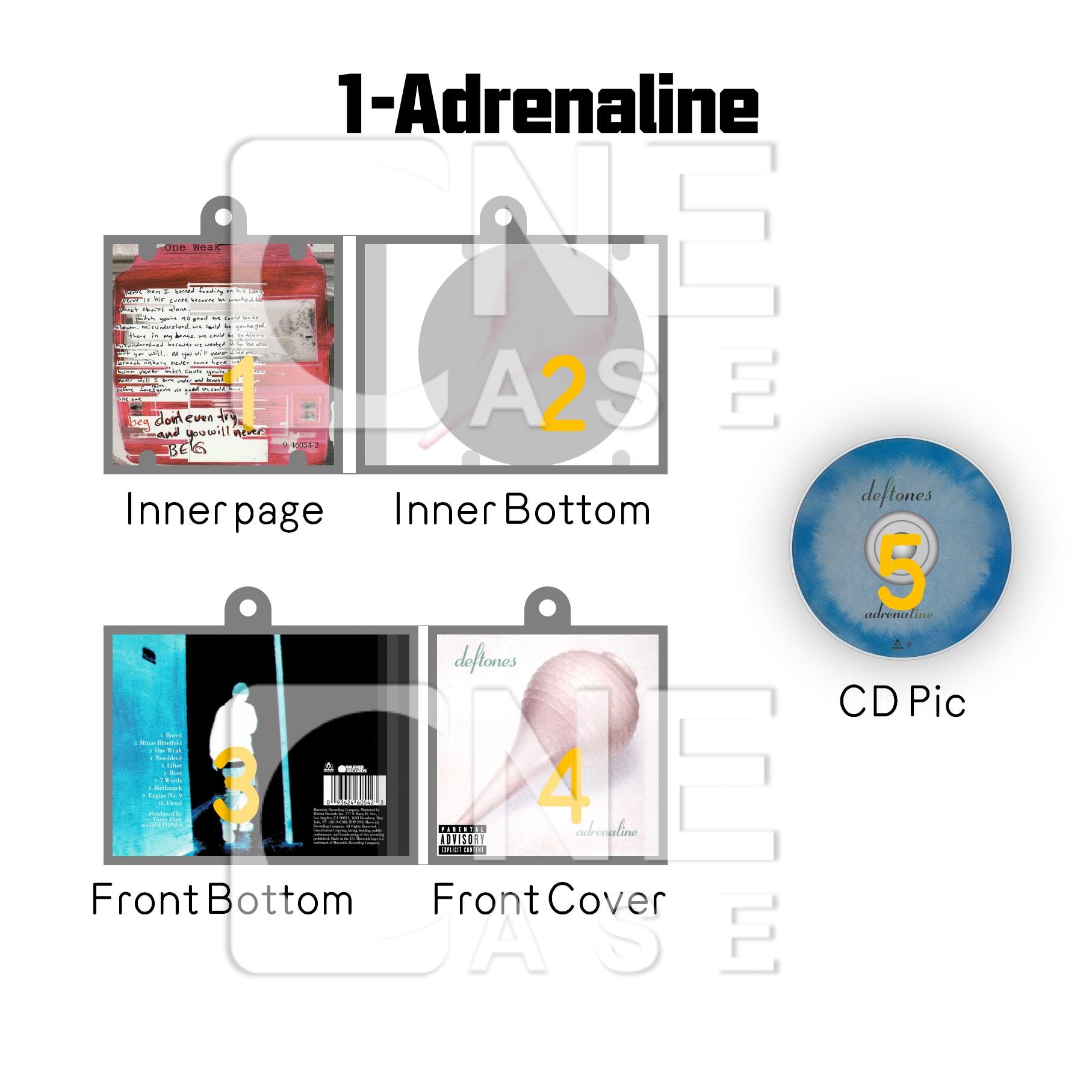 Deftones Mini NFC Album Keychain CD Music Keychain Pendant Customized Mini Vinyl Album 