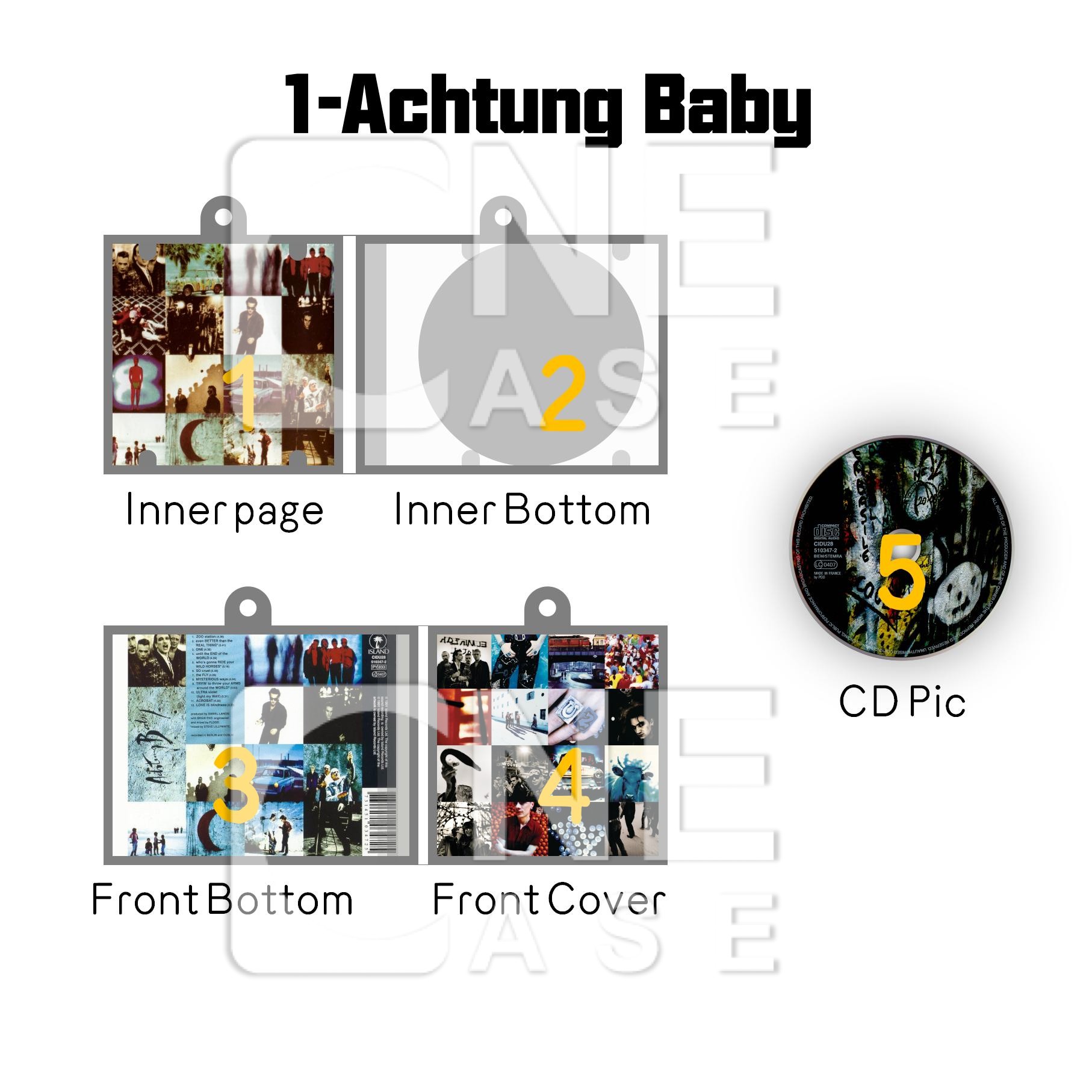 U2 Mini NFC Album Keychain CD Music Keychain Pendant Customized Mini Vinyl Album 