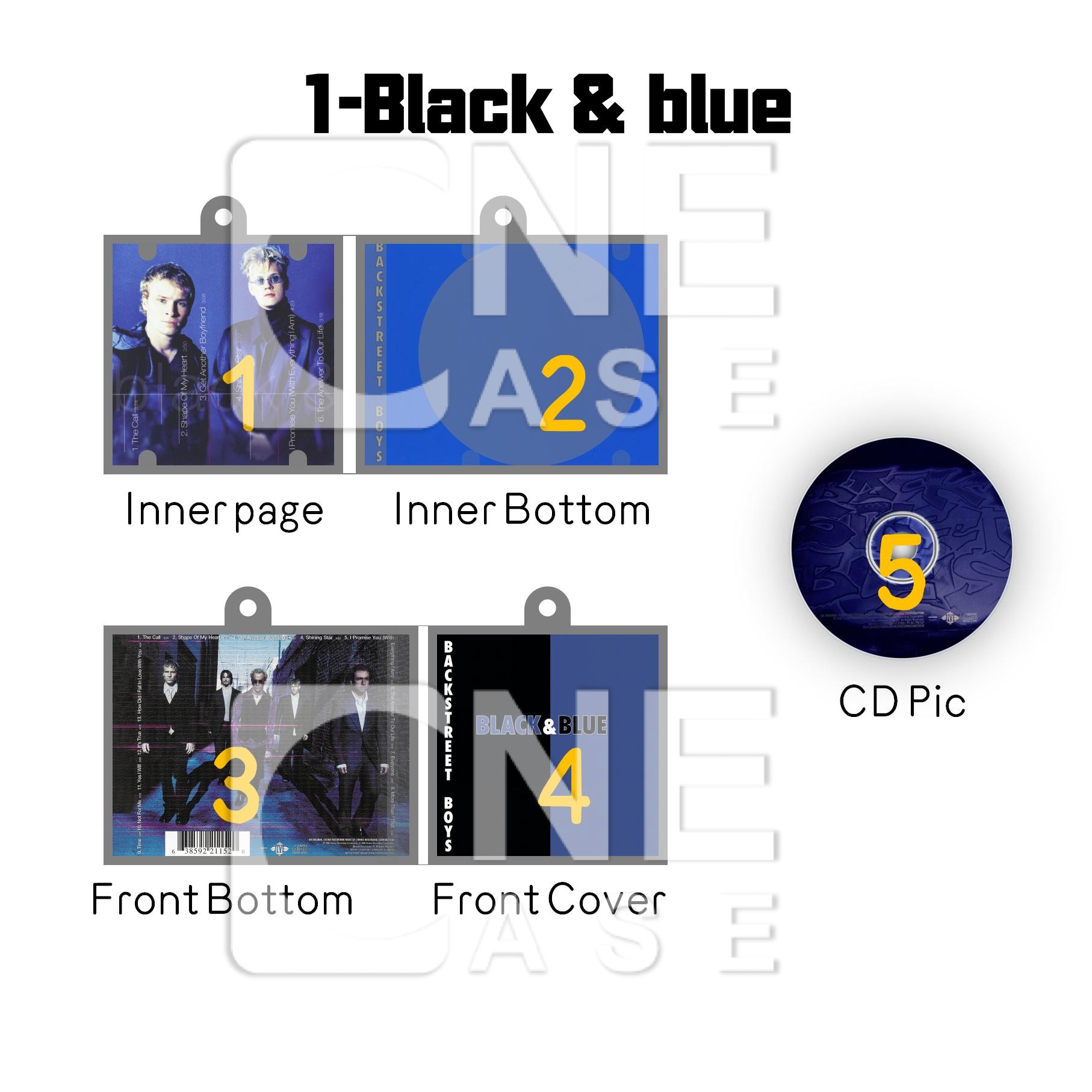 Backstreet Boys Mini Vinyl NFC Album Keychain CD Music Keychain Pendant Customized