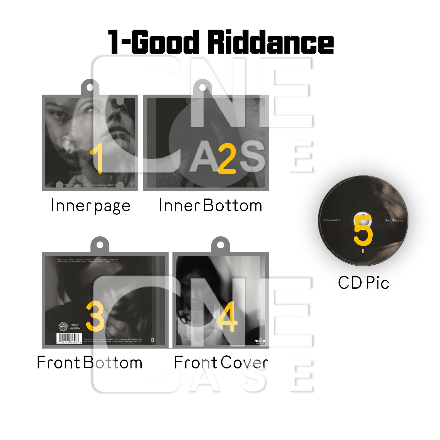 直筆サイン付き】 グレイシーエイブラムス Gracie CD ストラップ