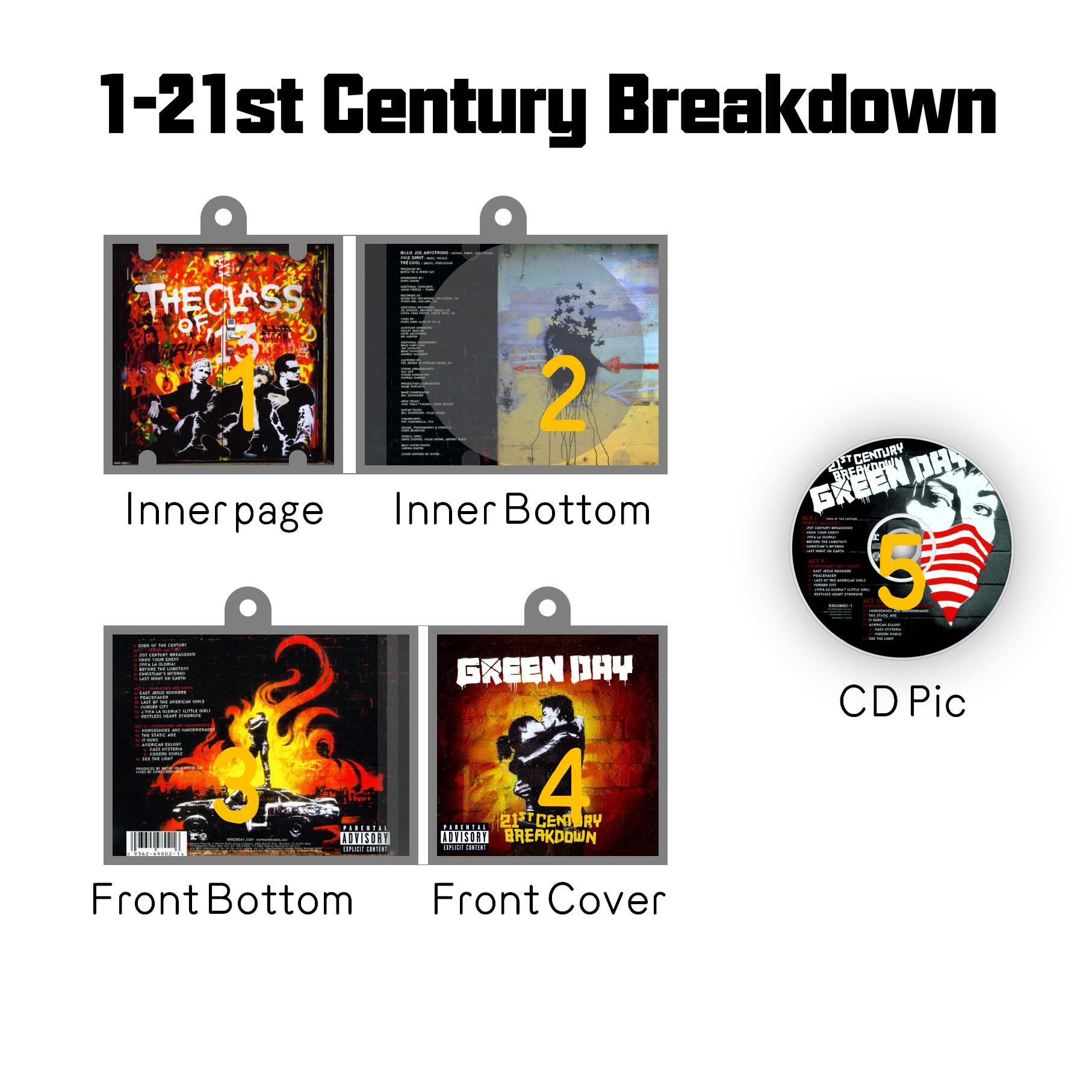 Greenday Green Day Mini Vinyl NFC Album Keychain CD Music Keychain Pendant Customized