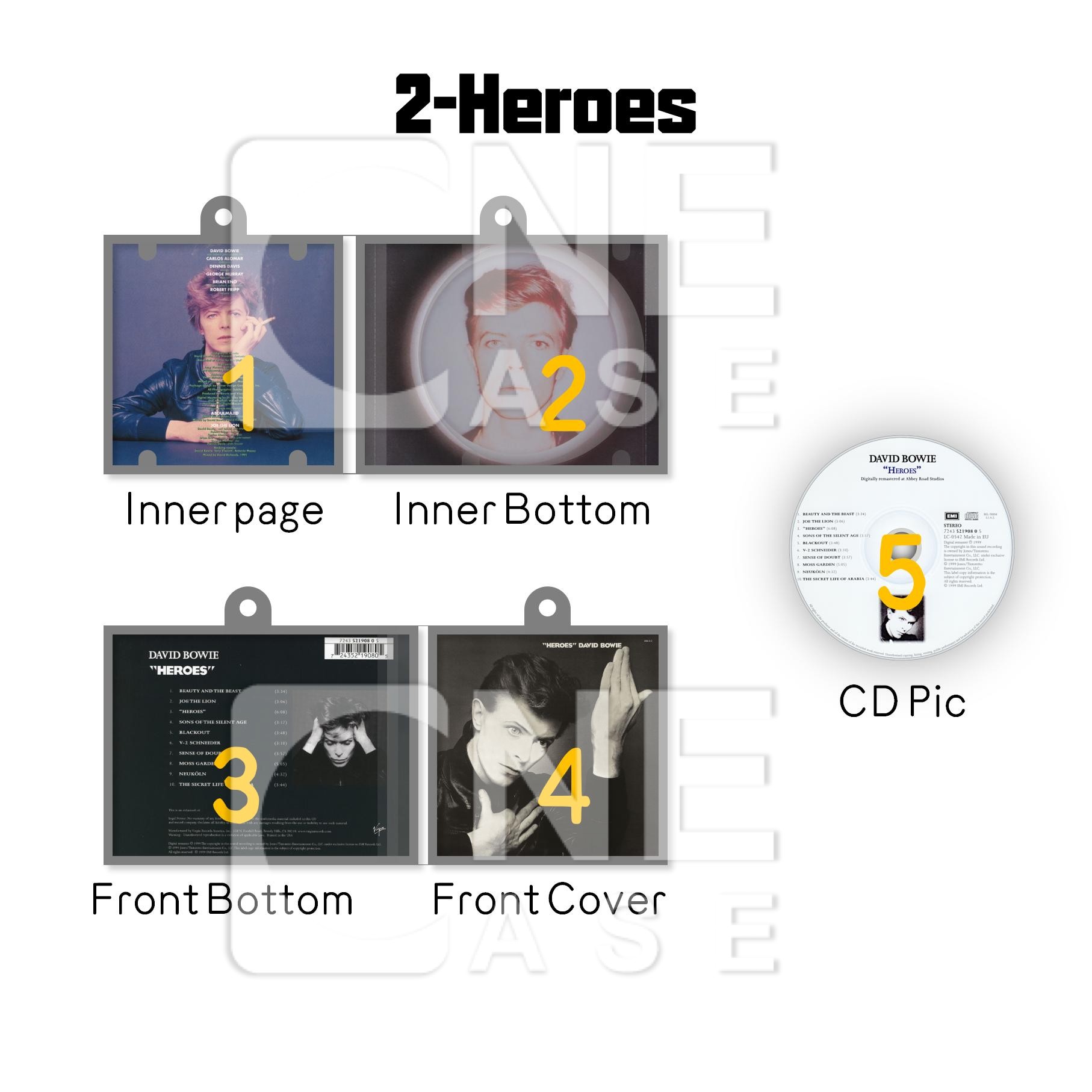 David Bowie Mini NFC Album Keychain CD Music Keychain Pendant Customized Mini Vinyl Album 