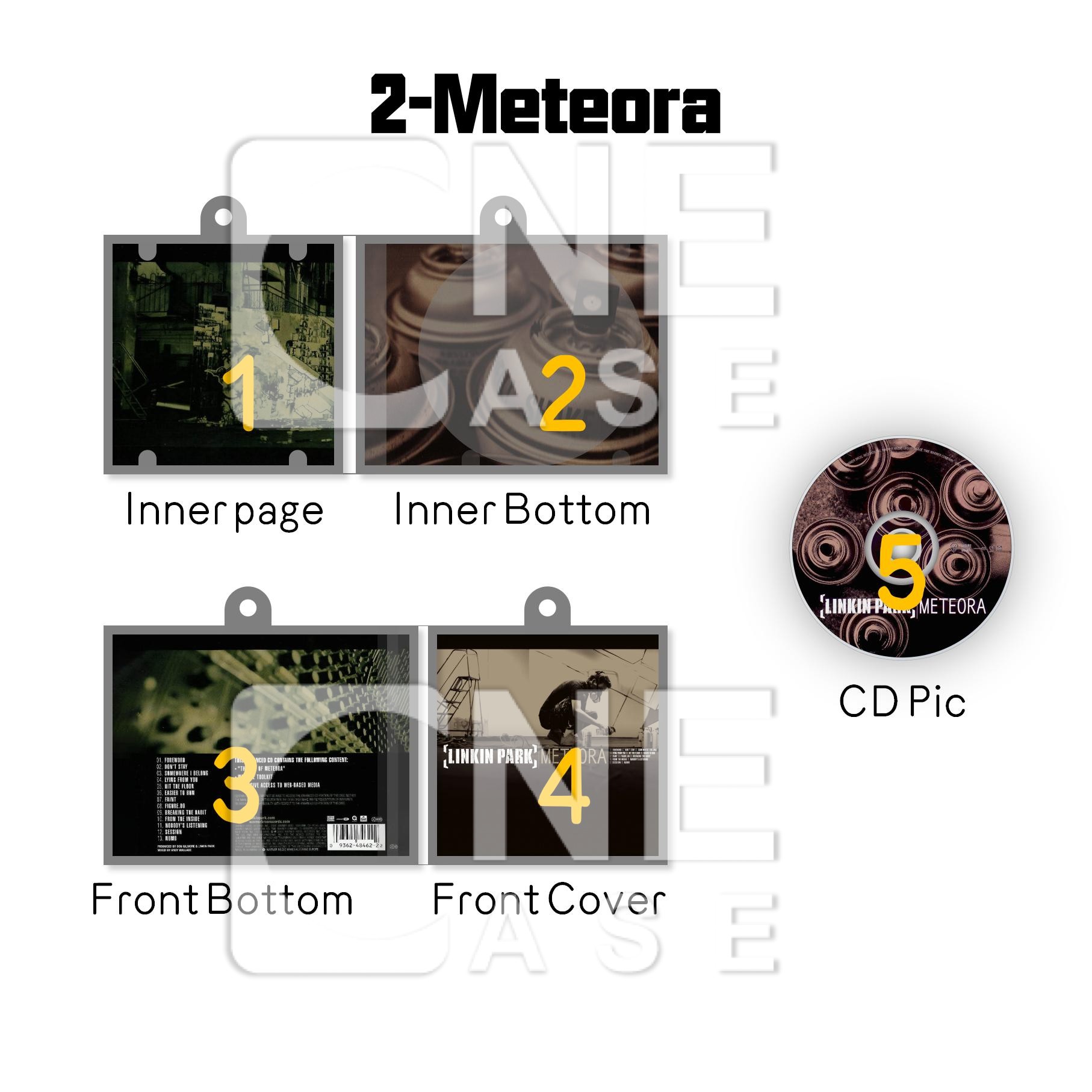 Linkin Park Mini Vinyl NFC Album Keychain CD Music Keychain Pendant Customized