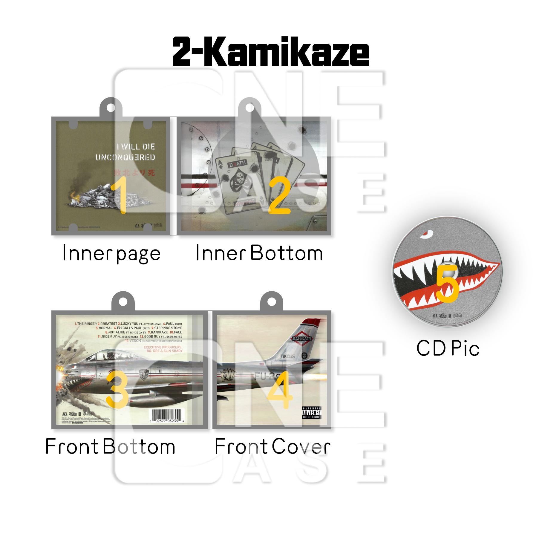 Eminem Mini NFC Album Keychain CD Music Keychain Pendant Customized 