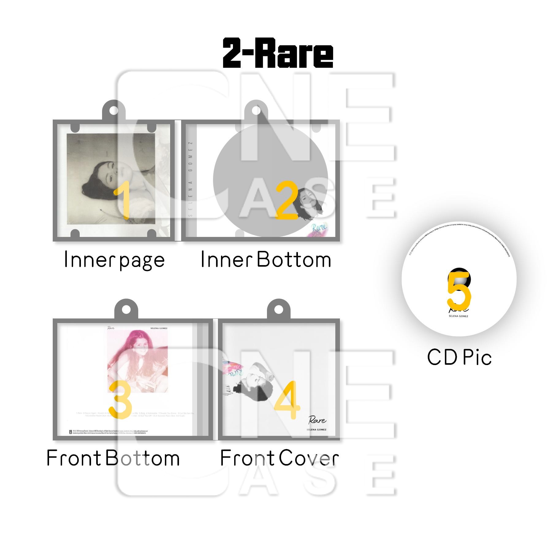 Selena Gomez Mini NFC Album Keychain CD Music Keychain Pendant Customized Mini 