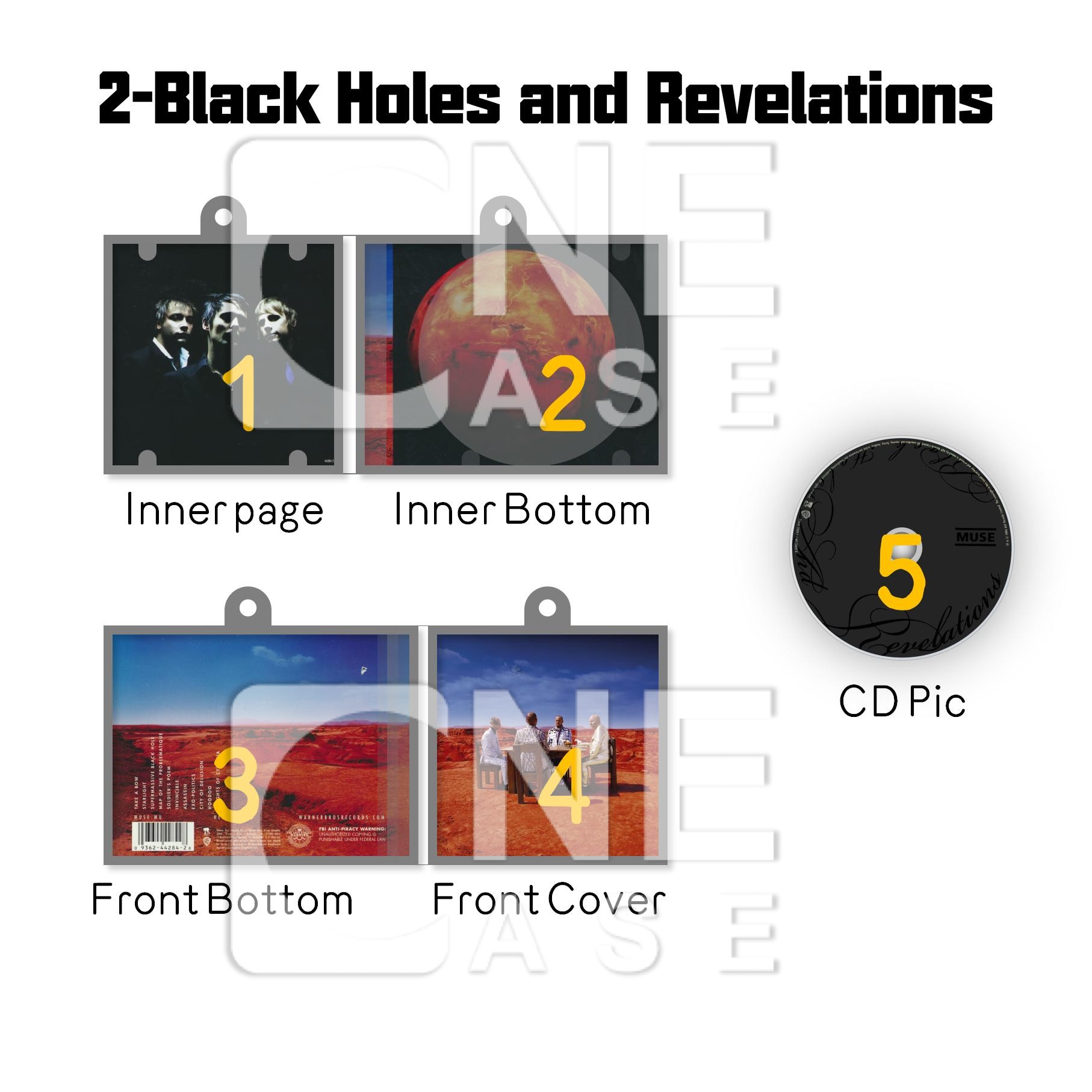 Muse Mini Vinyl NFC Album Keychain CD Music Keychain Pendant Customized