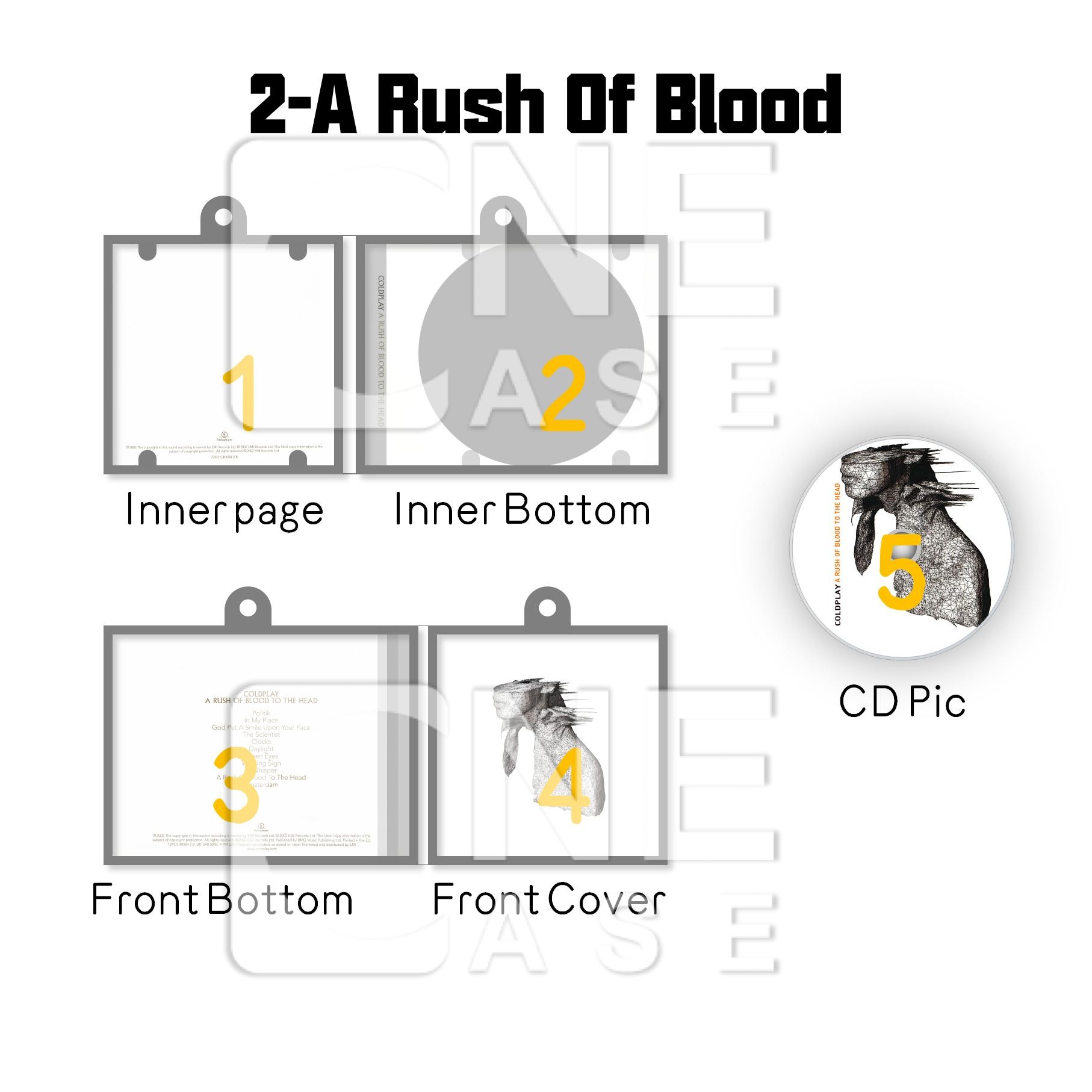 Coldplay Mini NFC Album Keychain CD Music Keychain Pendant Customized Mini Vinyl Album 