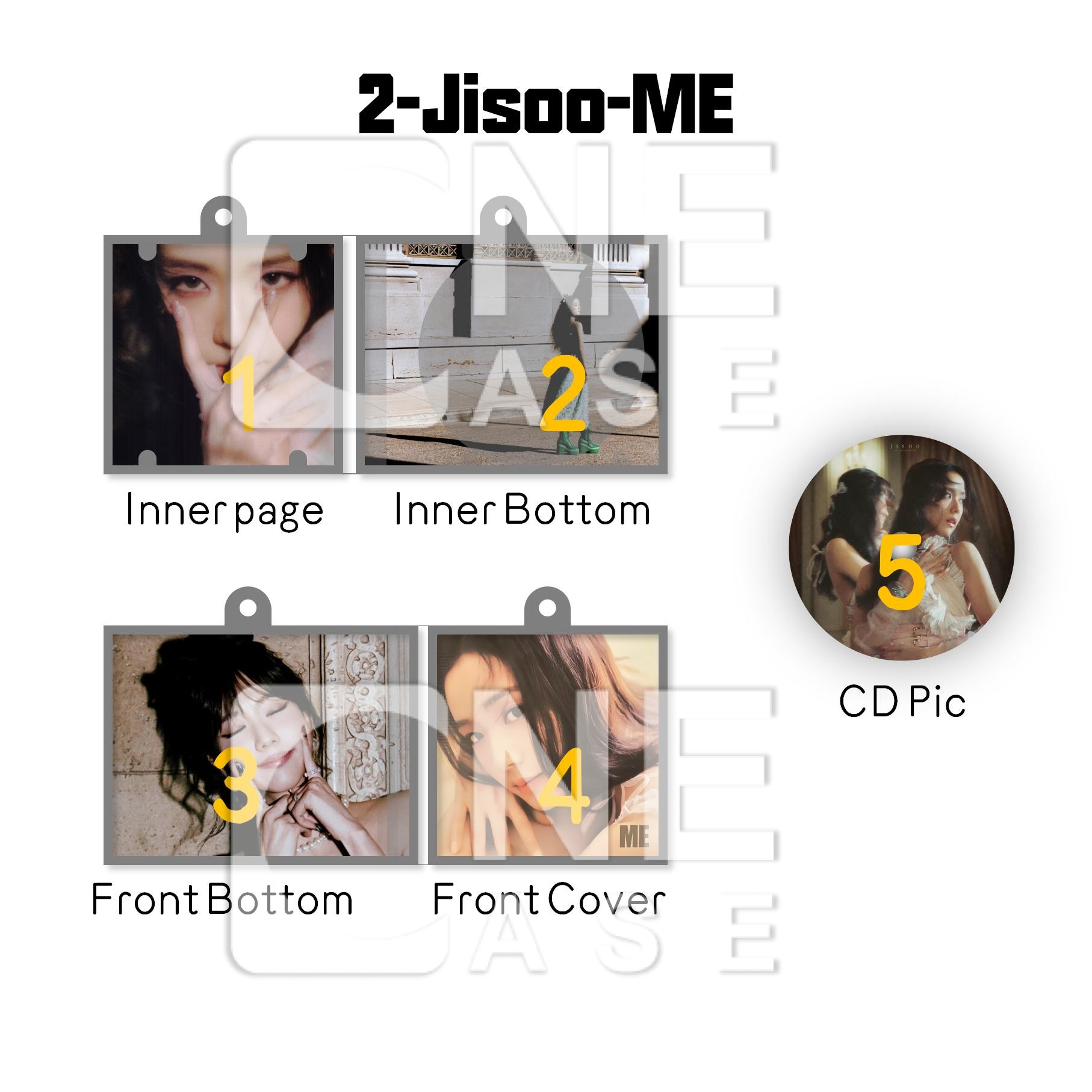  BlackPink Mini NFC Album Keychain CD Music Keychain Pendant Customized Mini Vinyl Album B&P