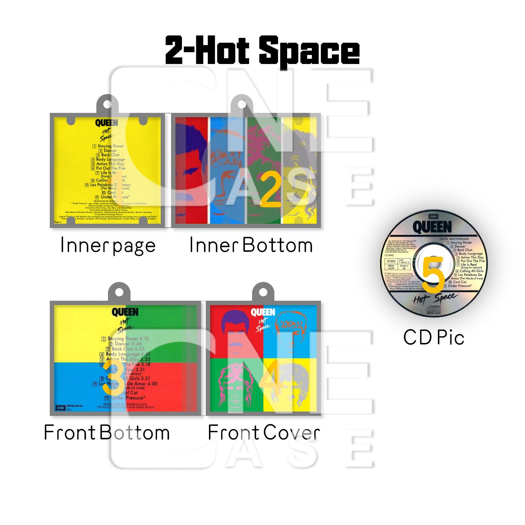 Queen Mini Vinyl NFC AlbumKeychain CD Music Keychain Pendant Customized 