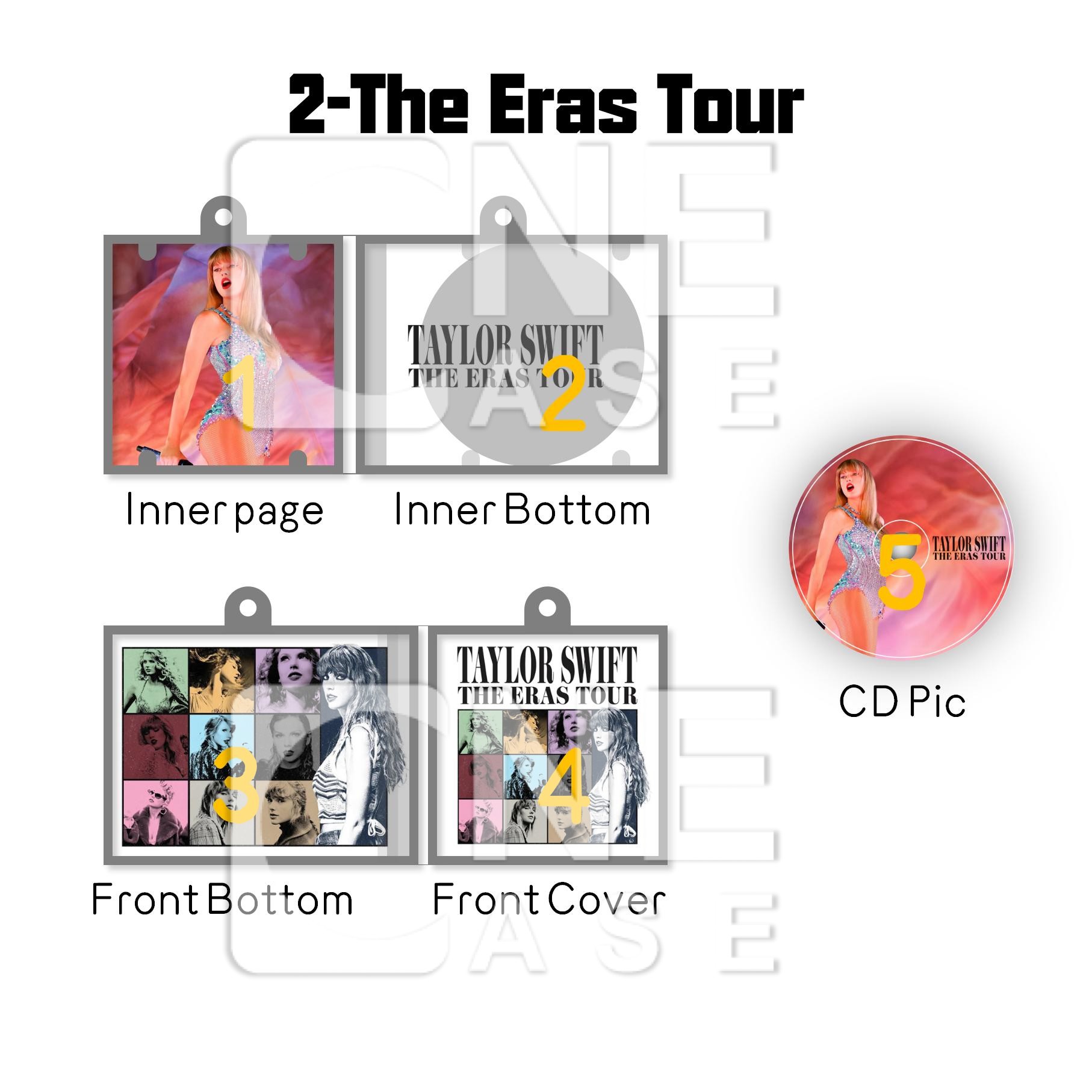 Taylor Swift Mini vinyl NFC Album Keychain Customized TS