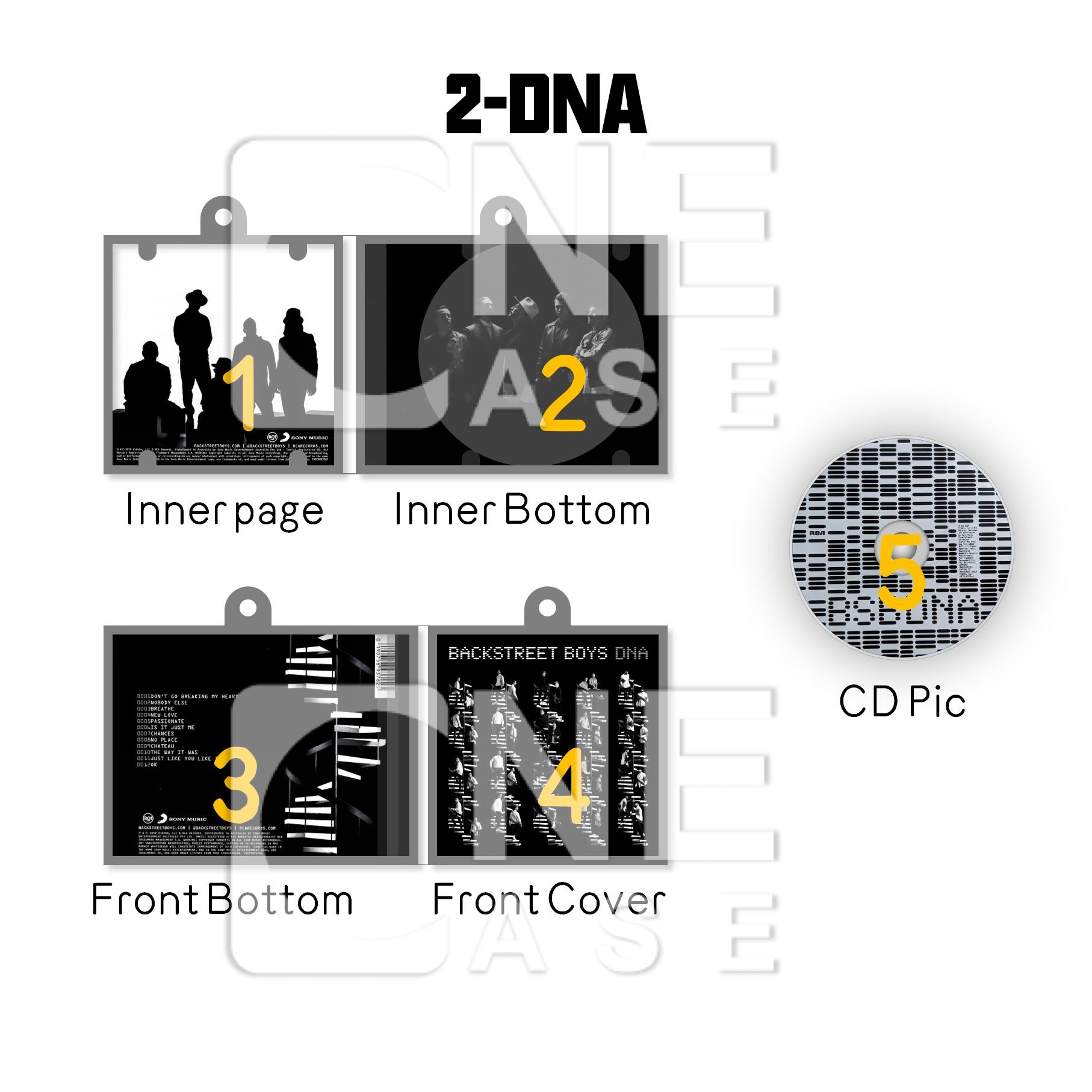 Backstreet Boys Mini Vinyl NFC Album Keychain CD Music Keychain Pendant Customized