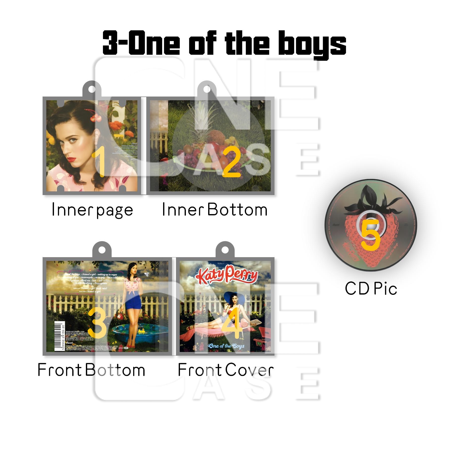 Katy Perry  Mini Vinyl NFC Album Keychain CD Music Keychain Pendant Customized