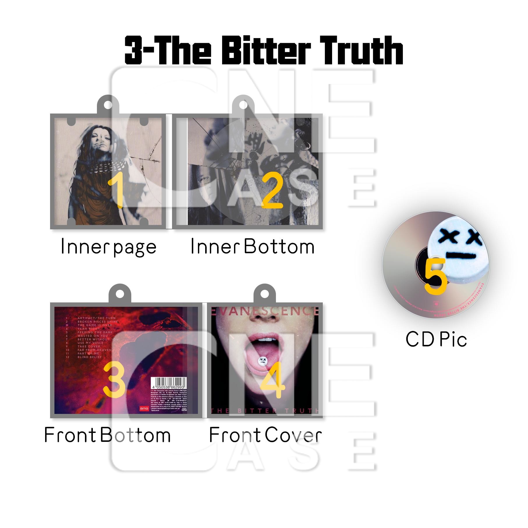 Evanescence Mini NFC Album Keychain CD Music Keychain Pendant Customized Mini Vinyl Album 