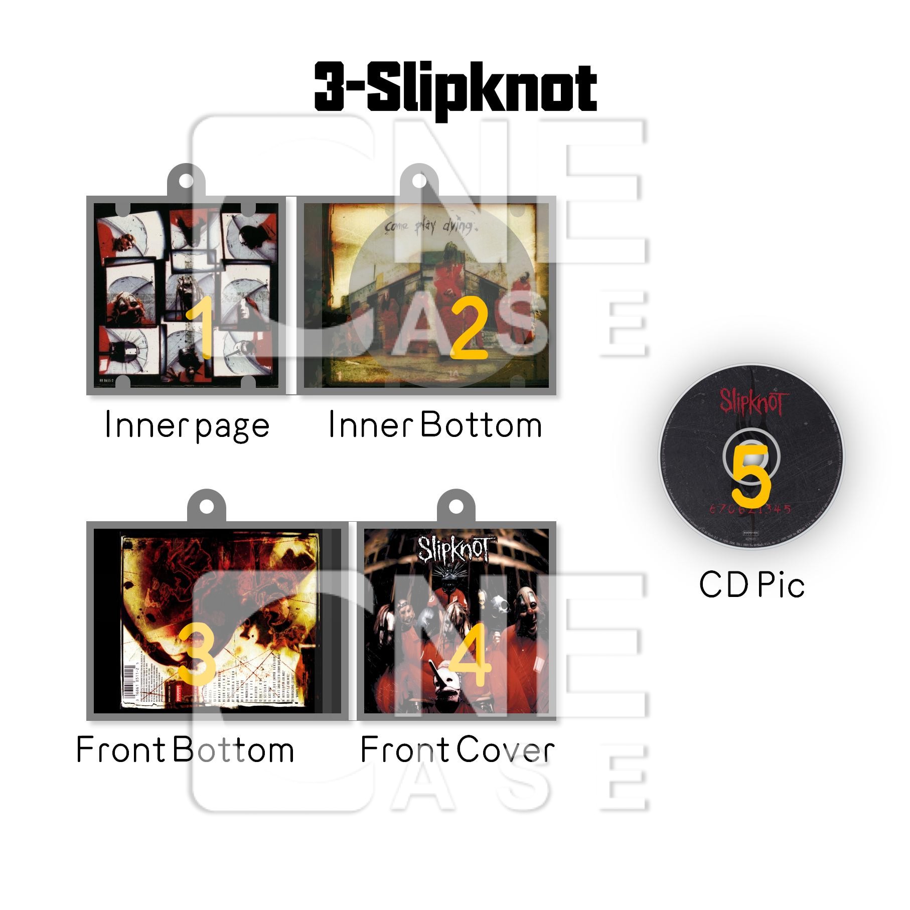 『5年保証』 Mini Bizkit Limp CD album Music NFC Album Storage Keychain 小物