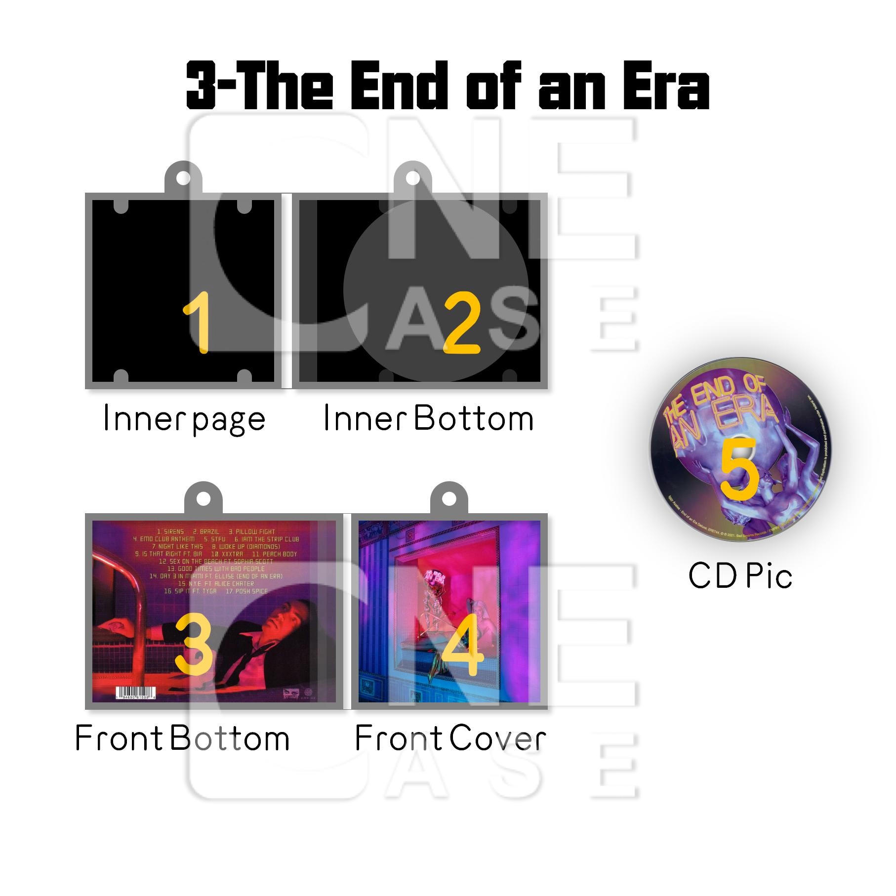 Iggy Azalea Mini NFC Album Keychain CD Music Keychain Pendant Customized Mini Vinyl Album 