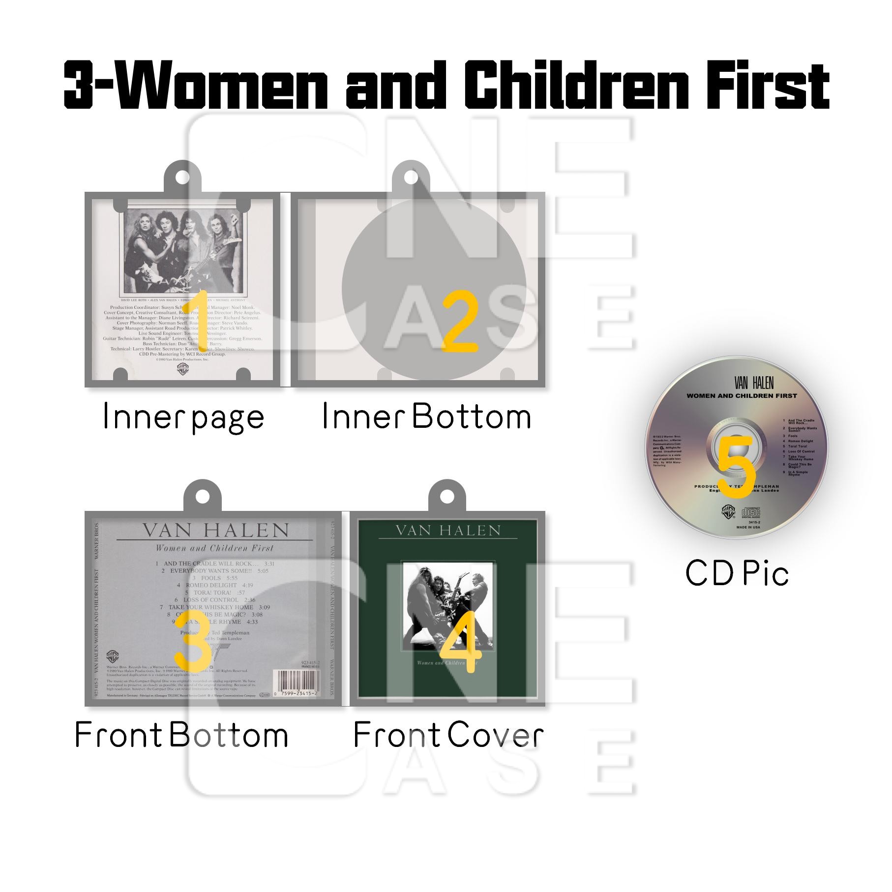 Van Halen Mini NFC Album Keychain CD Music Keychain Pendant Customized Mini Vinyl Album 