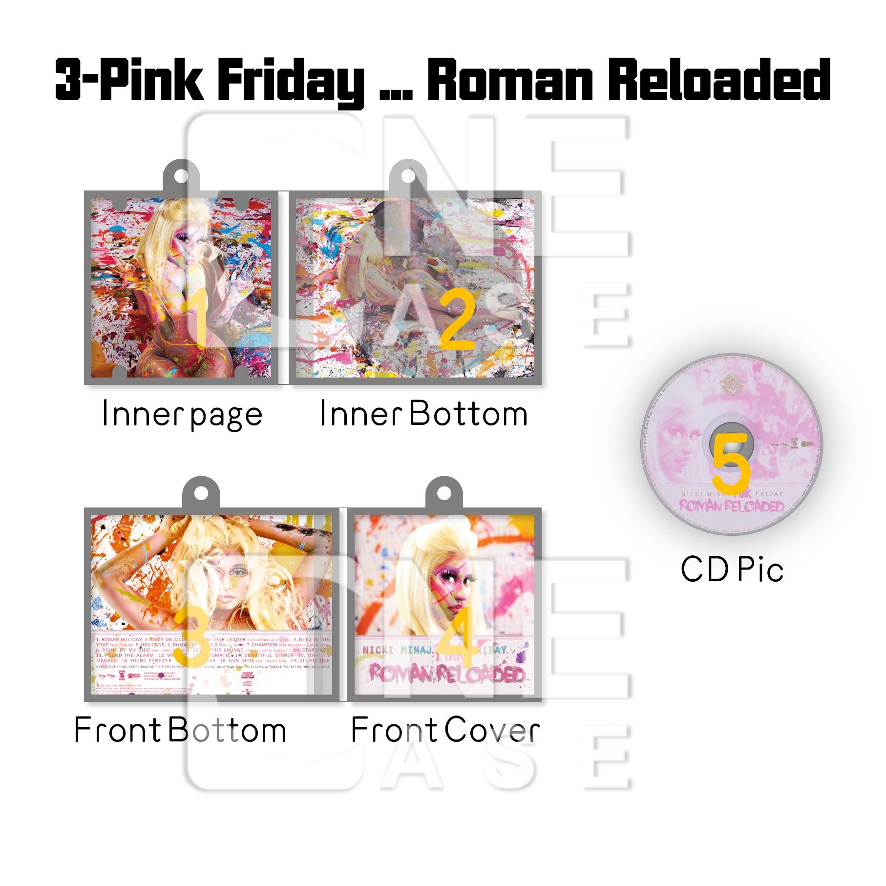 Nicki Minaj Mini Vinyl NFC Album Keychain CD Music Keychain Pendant Customized