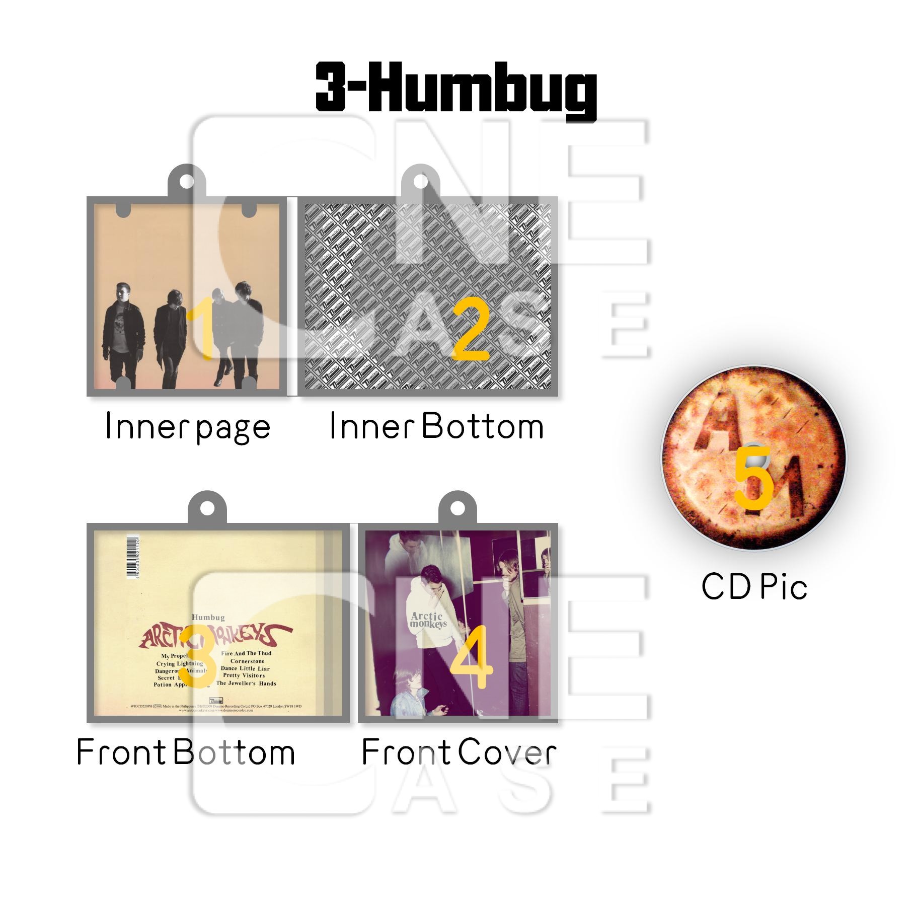 Arctic Monkey Mini NFC Album Keychain CD Music Keychain Pendant Customized Mini Vinyl Album 