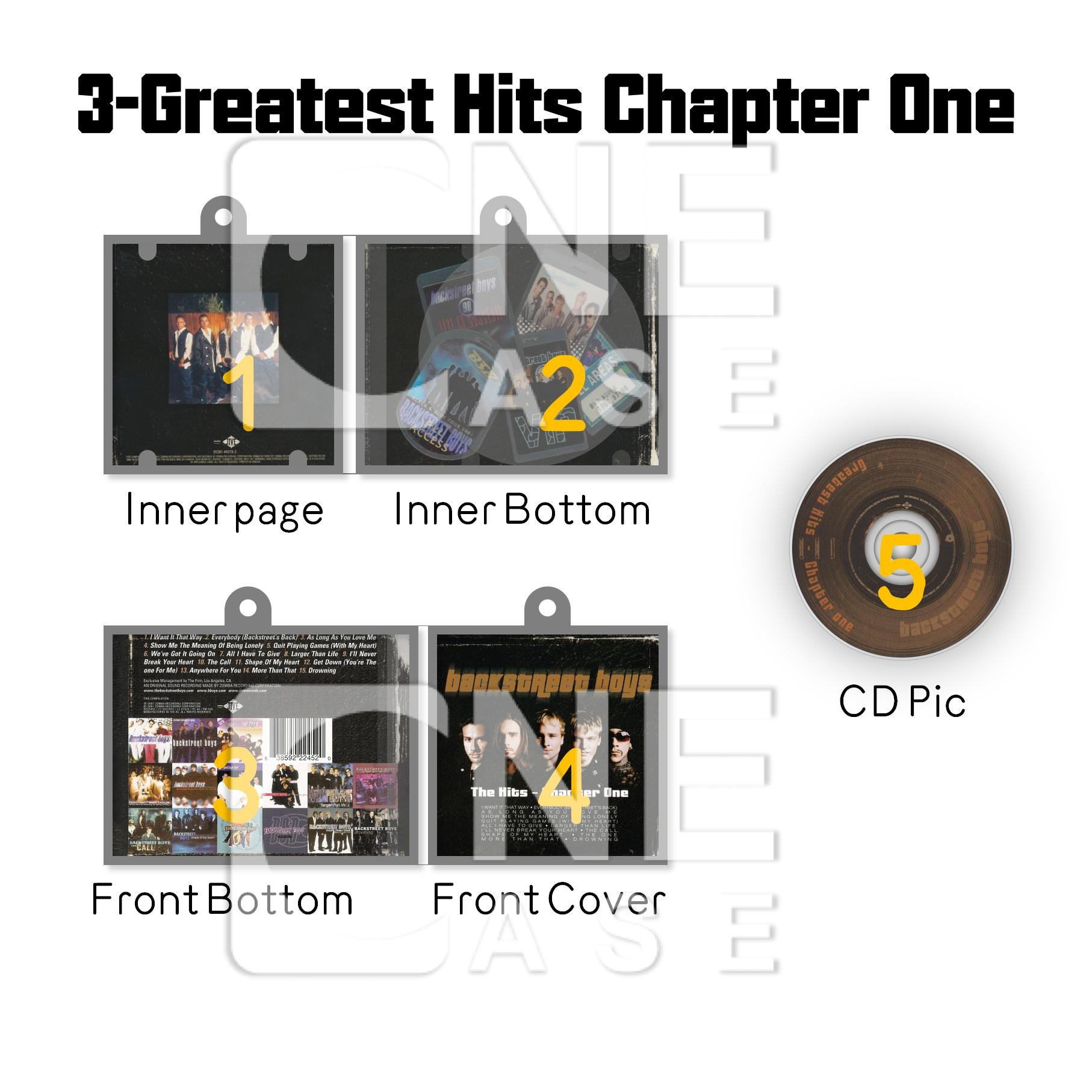 Backstreet Boys Mini Vinyl NFC Album Keychain CD Music Keychain Pendant Customized