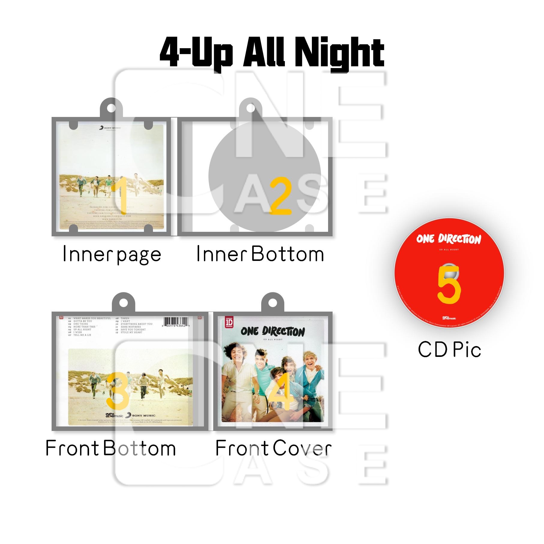  One Direction Mini Vinyl NFC Album Keychain CD Music Keychain Pendant Customized FOUR/Made In The A.M/Midnight Memories/Take Me Home/Up All Night