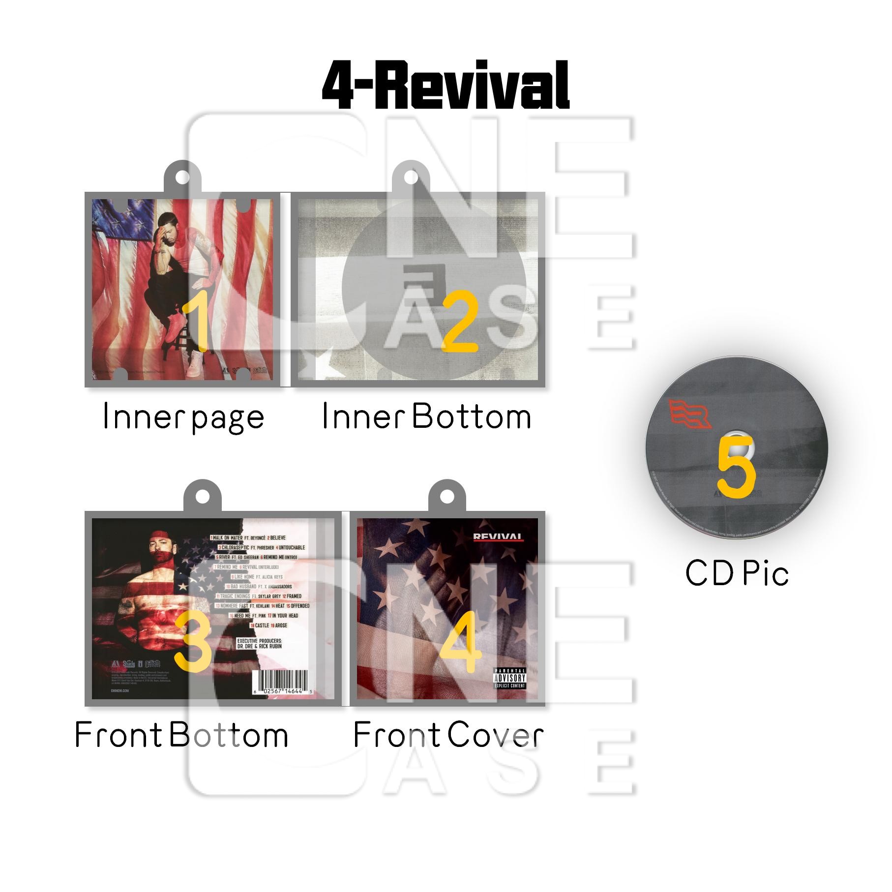 Eminem Mini NFC Album Keychain CD Music Keychain Pendant Customized 