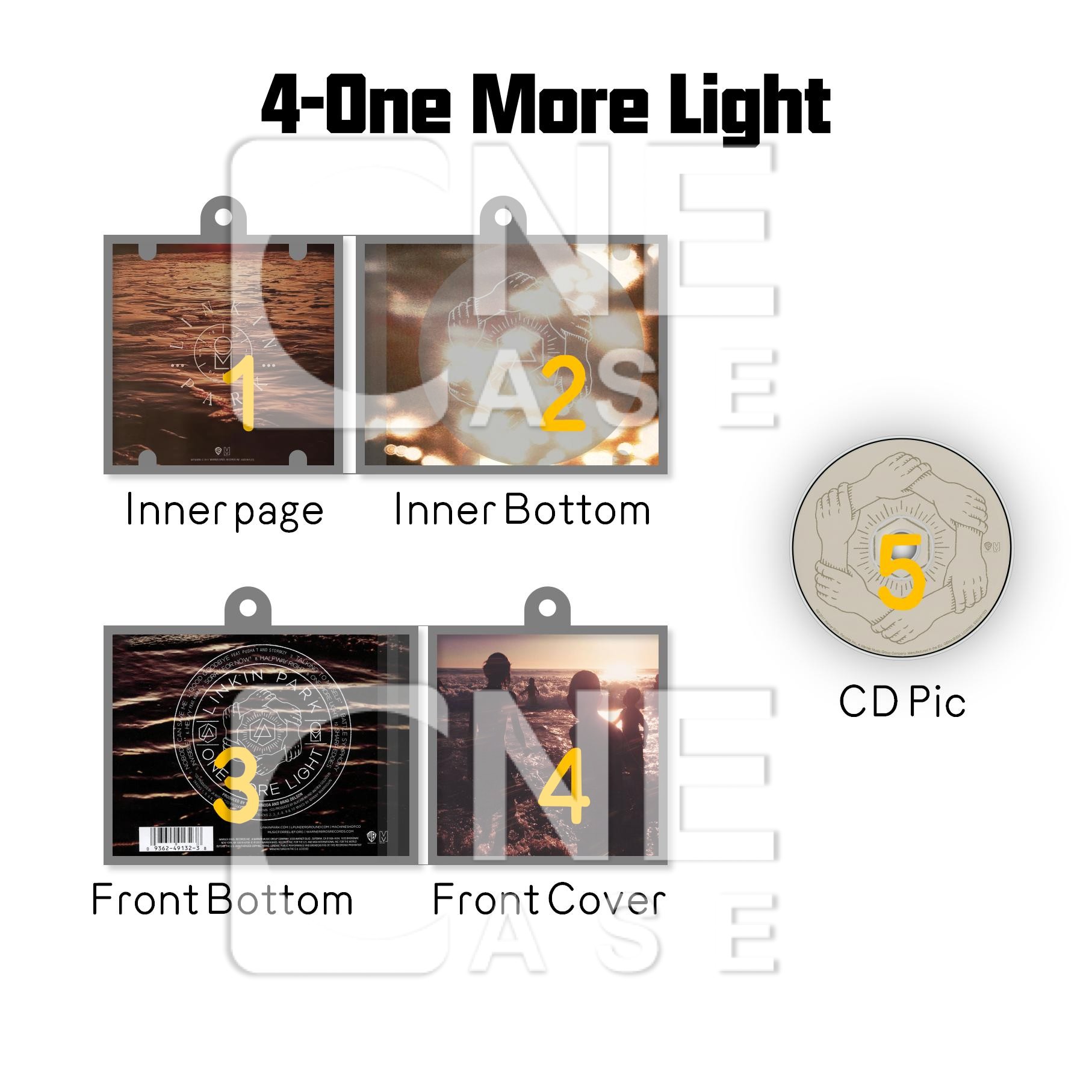 Linkin Park Mini Vinyl NFC Album Keychain CD Music Keychain Pendant Customized