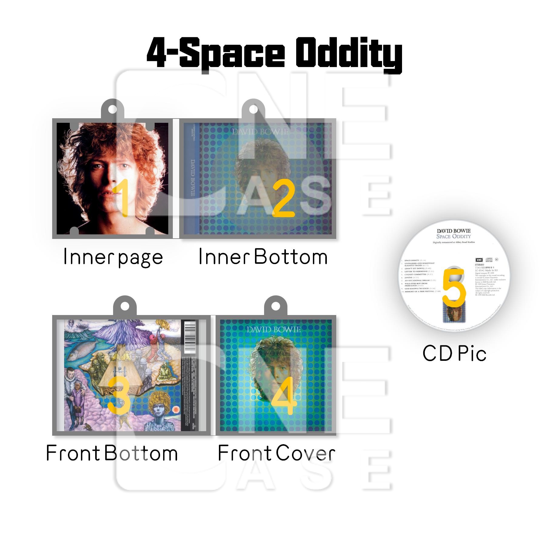 David Bowie Mini NFC Album Keychain CD Music Keychain Pendant Customized Mini Vinyl Album 