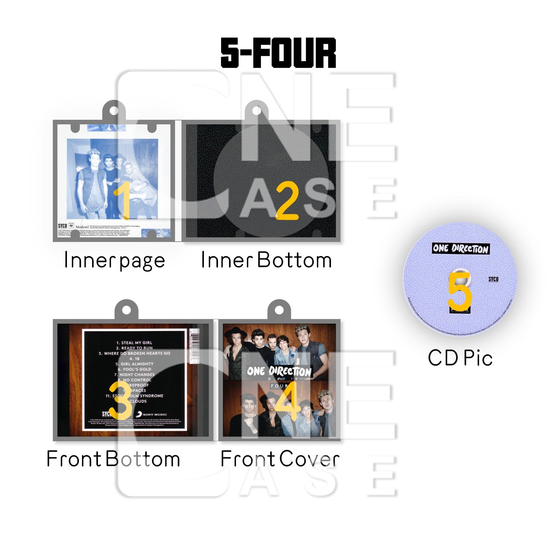  One Direction Mini Vinyl NFC Album Keychain CD Music Keychain Pendant Customized FOUR/Made In The A.M/Midnight Memories/Take Me Home/Up All Night