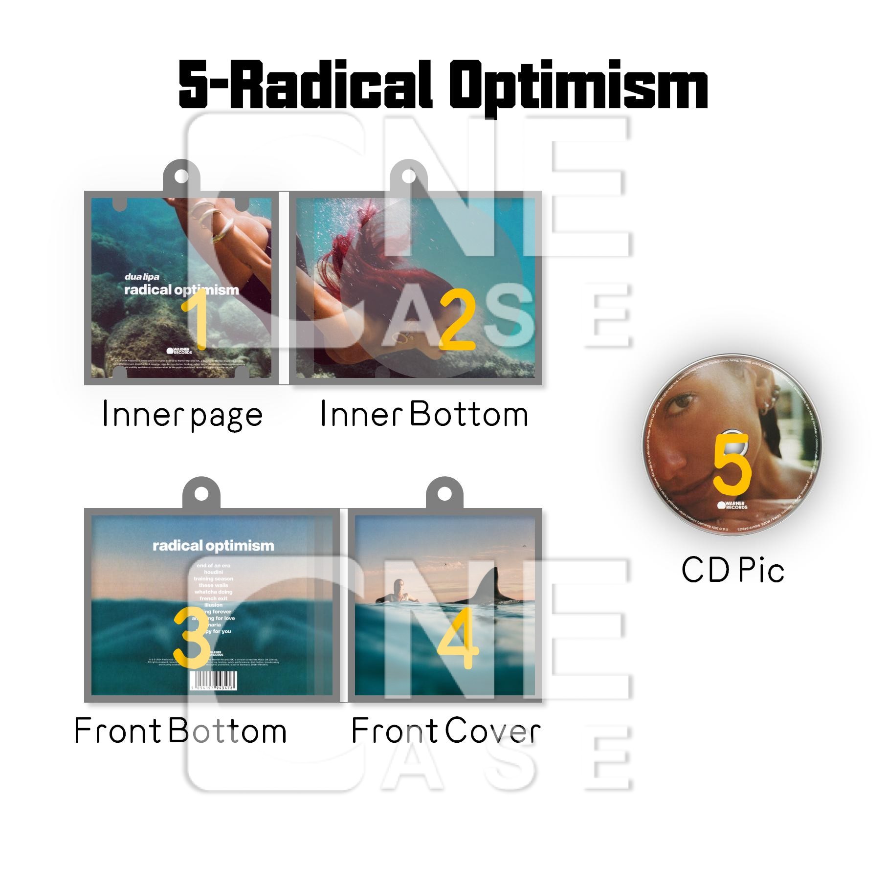 Dua Lipa Mini NFC Album Keychain CD Music Keychain Pendant Customized Up All Night/Up All Night/Training Season