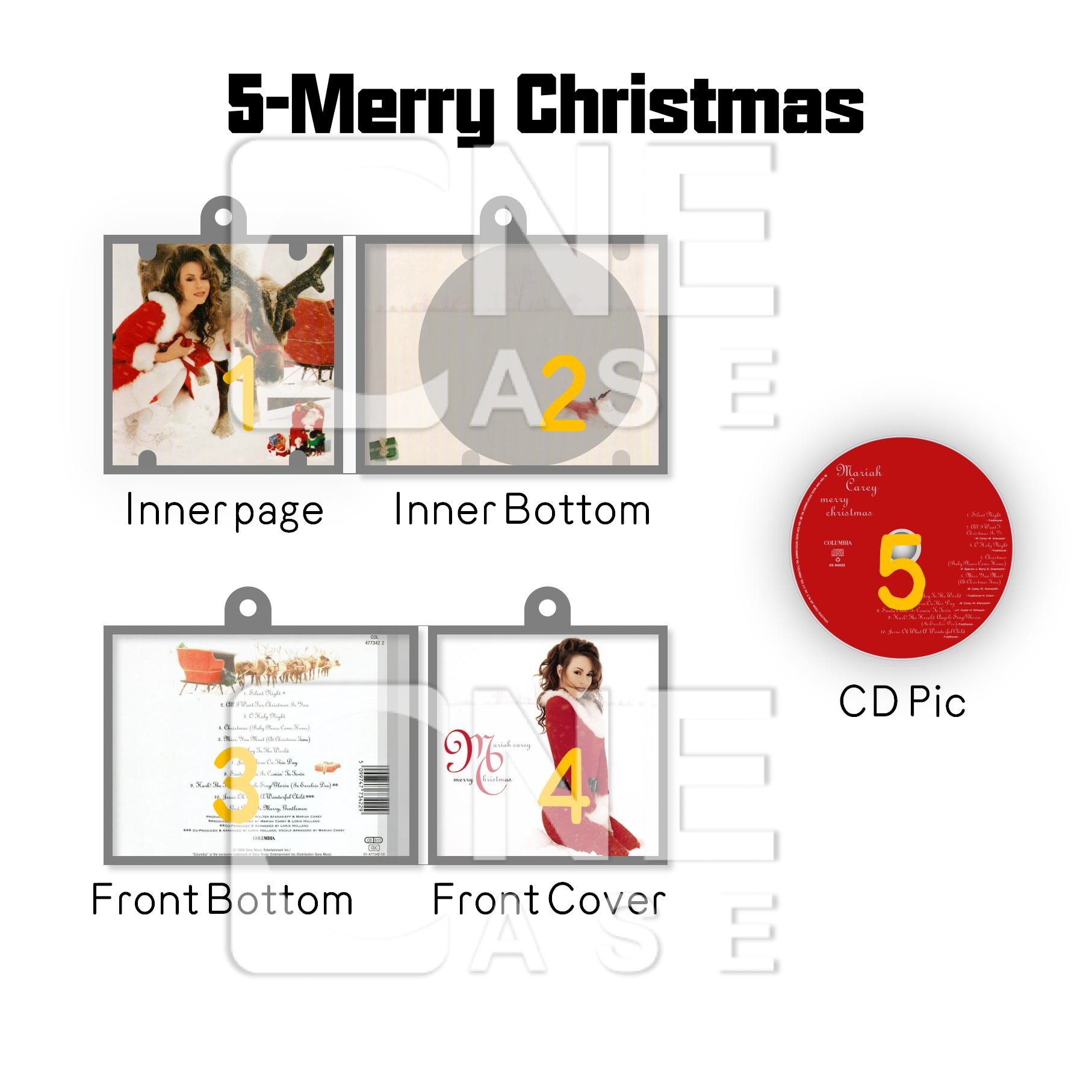 Mariah Carey  Mini Vinyl NFC Album Keychain CD Music Keychain Pendant Customized