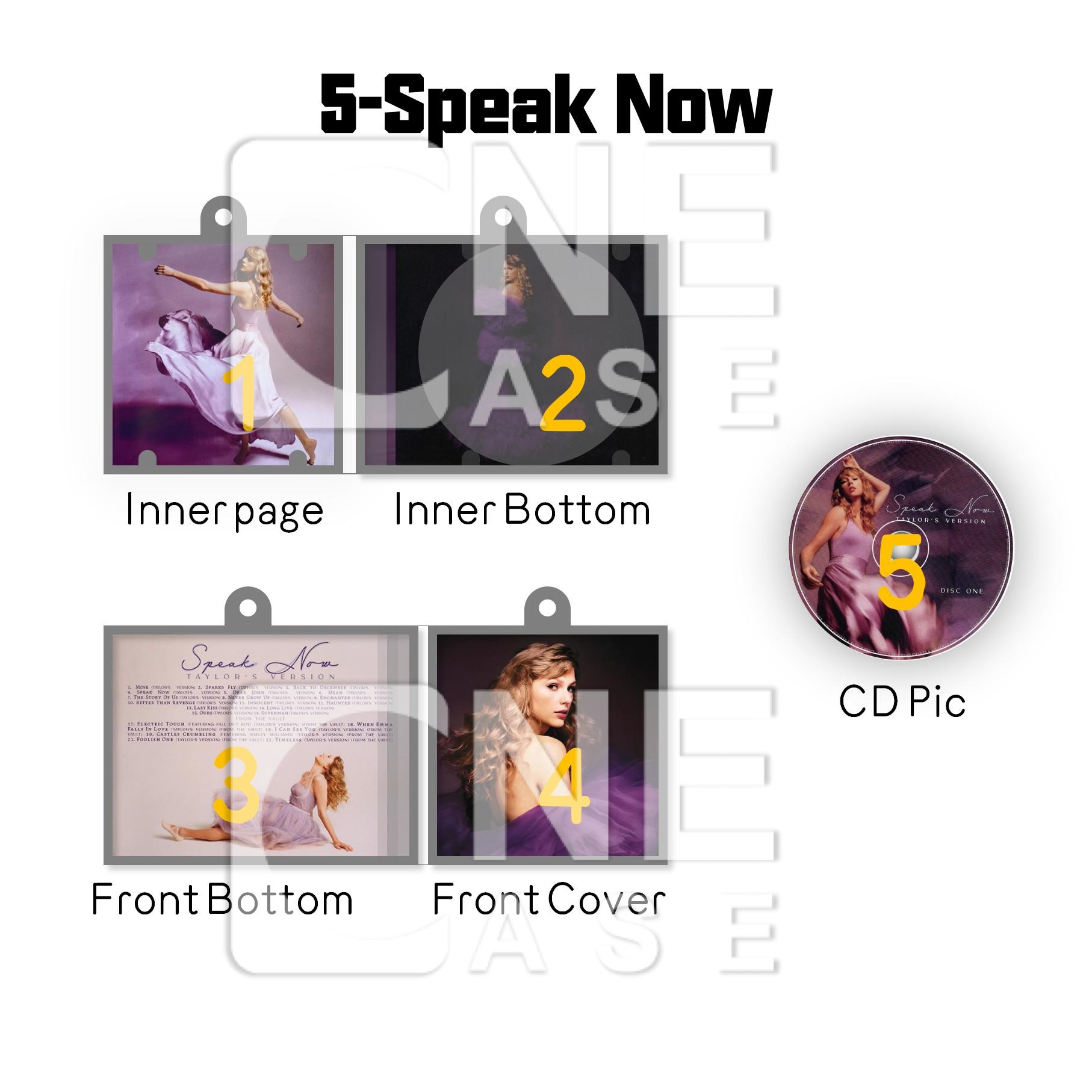 Taylor Swift Mini vinyl NFC Album Keychain Customized TS