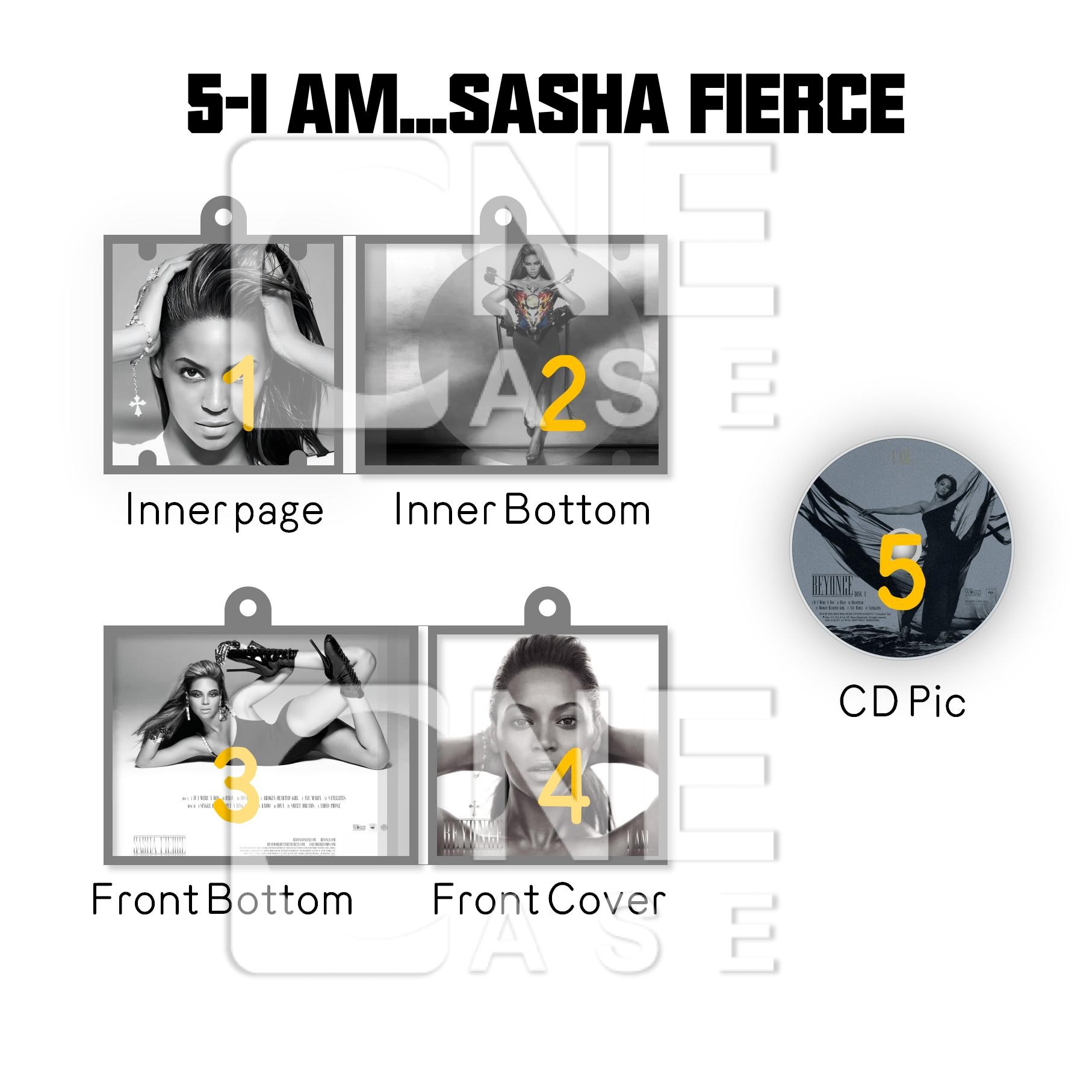 Beyoncé Mini Vinyl NFC Album Keychain CD Music Beyonce Keychain Pendant Customized 